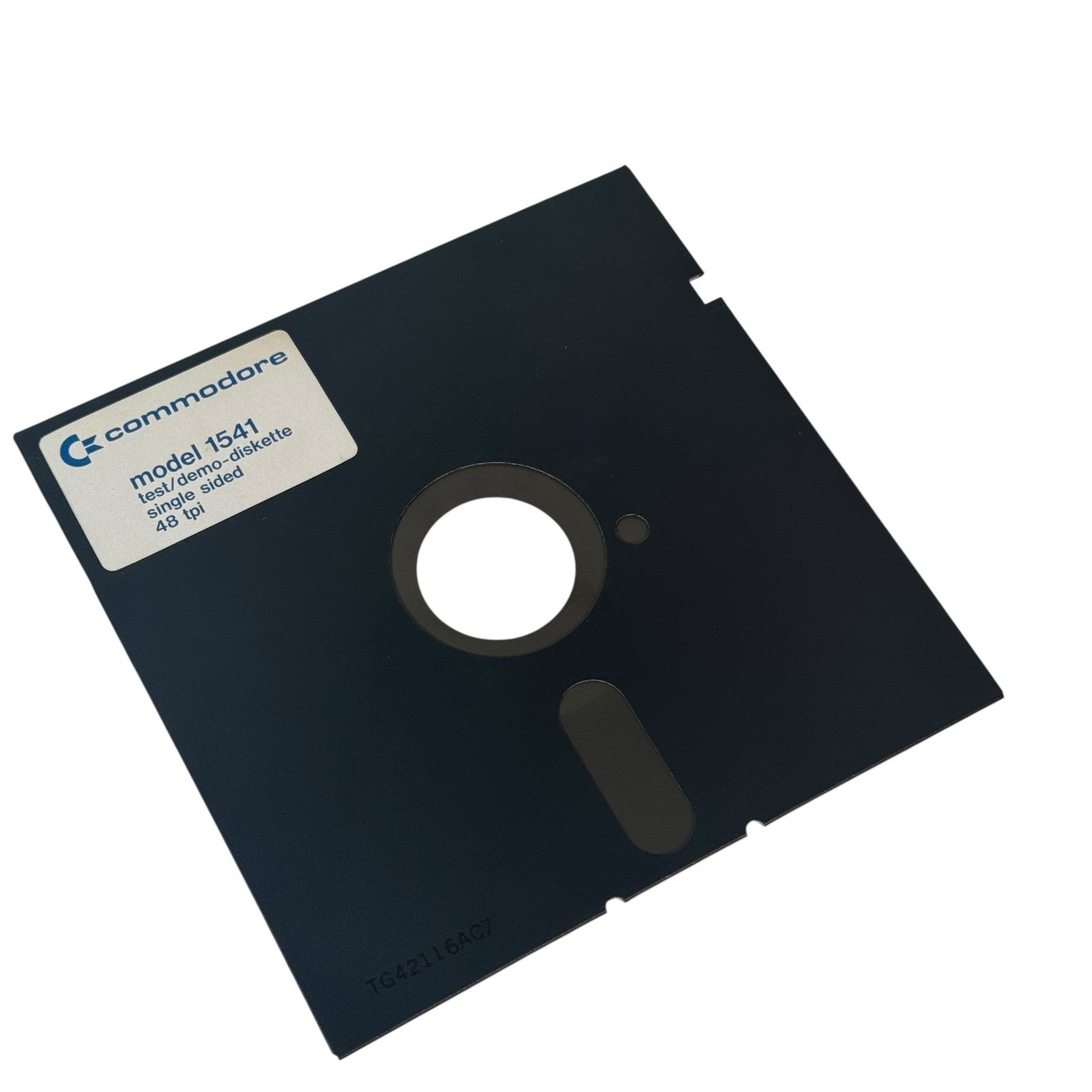 Vintage Commodore Model 1541 Test / Demo Diskette Single Sided 48 tpi