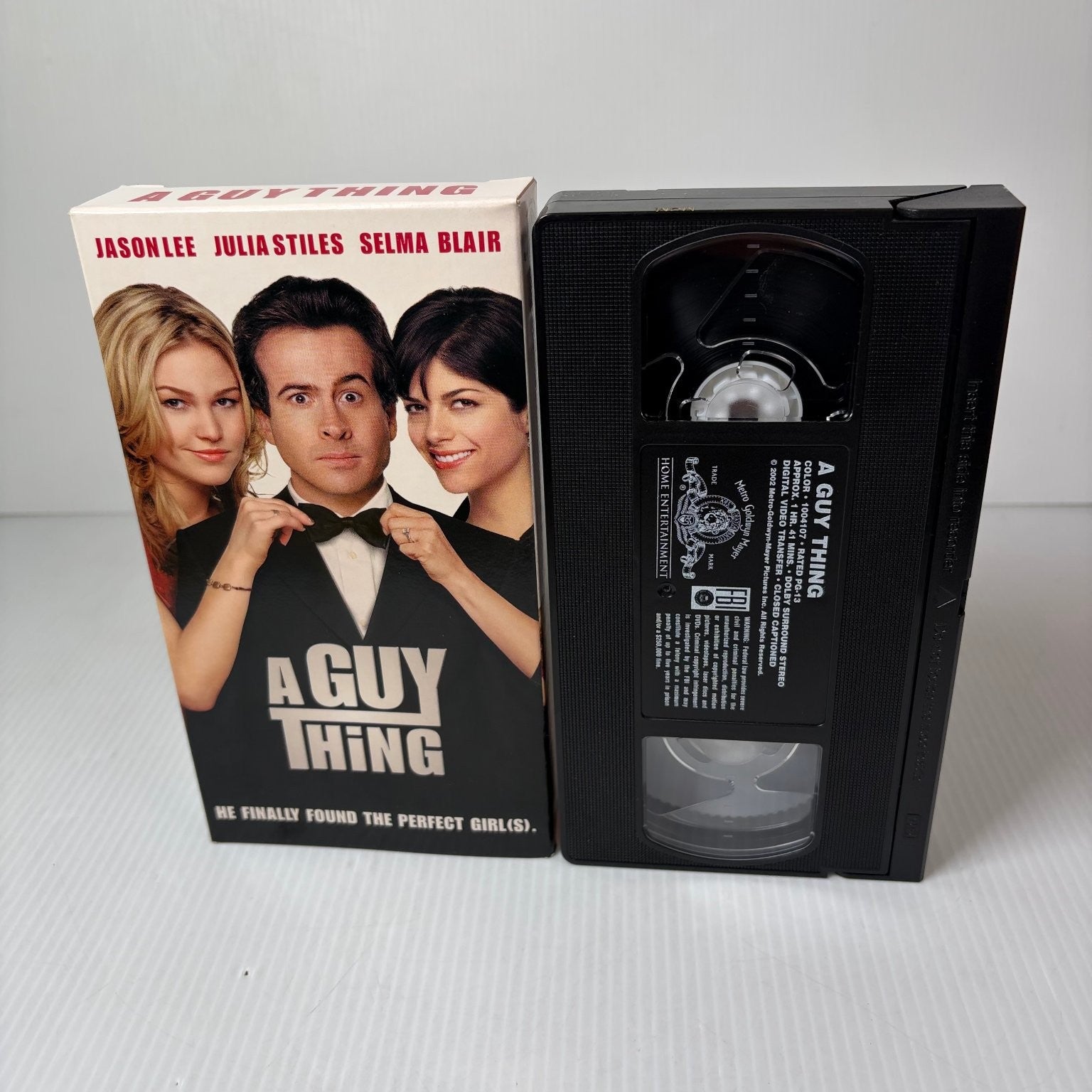 A Guy Thing VHS 2003 Romantic Comedy Jason Lee Julia Stiles MGM