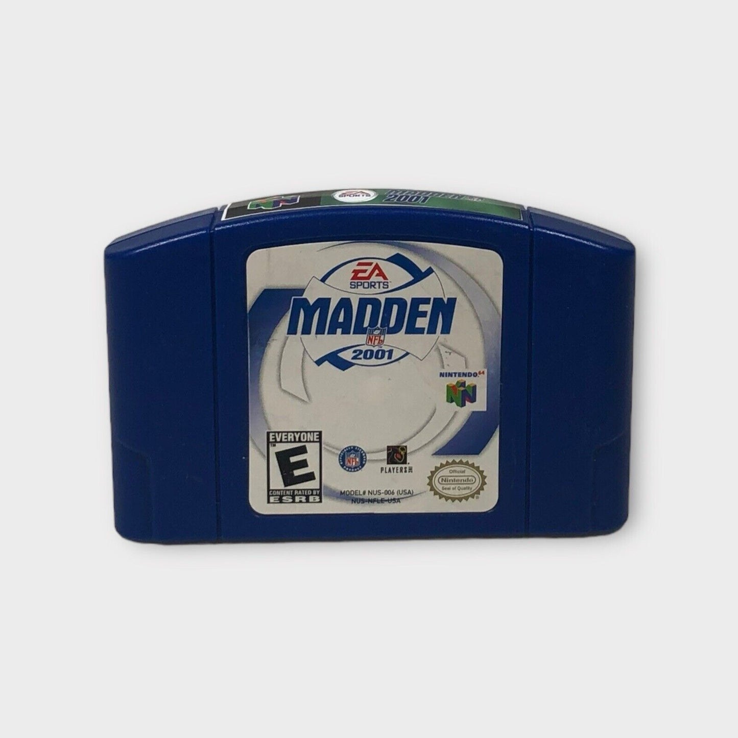 Madden NFL 2001 (Nintendo 64, 2001) Cartridge Authentic Tested Working