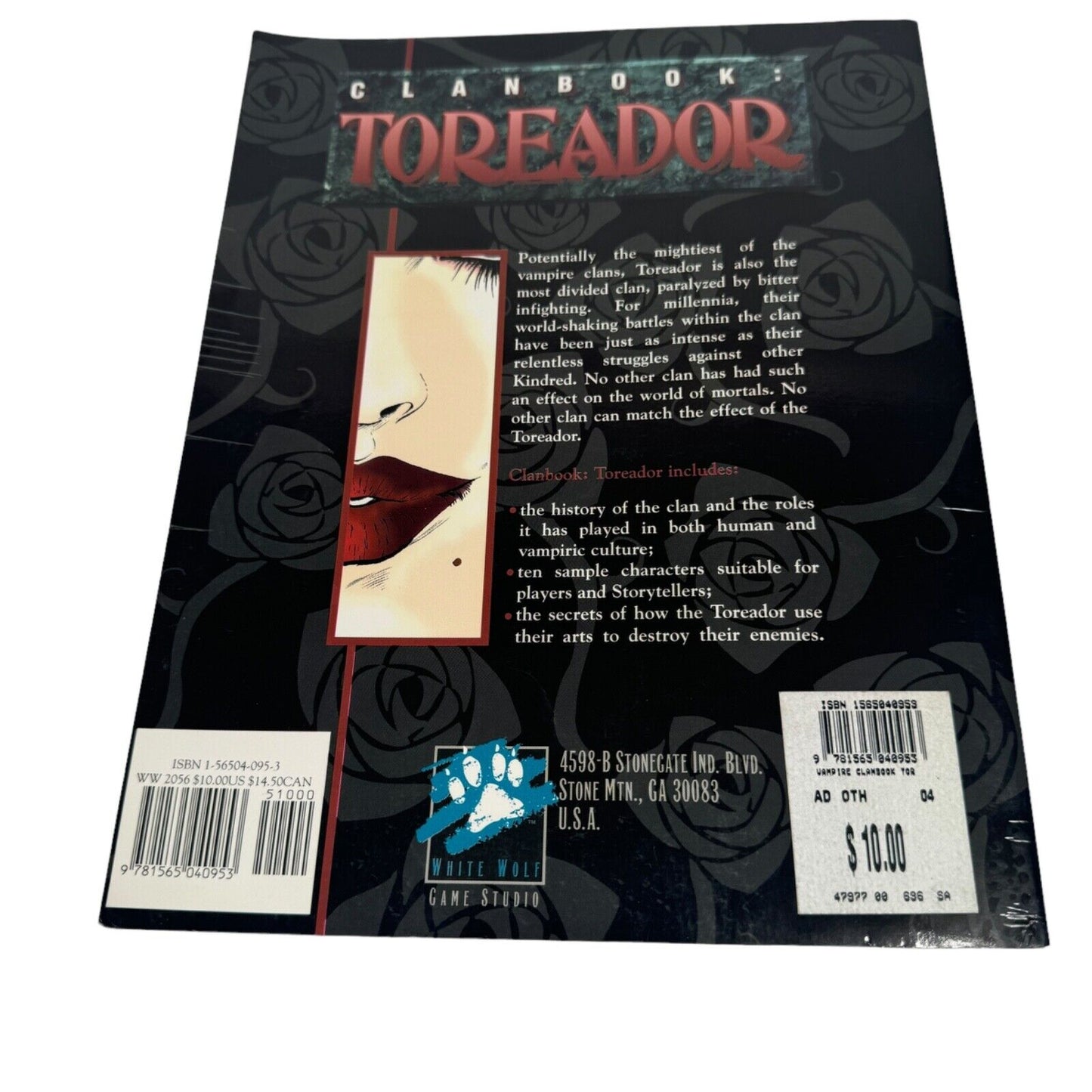 Clanbook : Toreador Sourcebook - Vampire the Masquerade WW2056 RPG Sourcebook