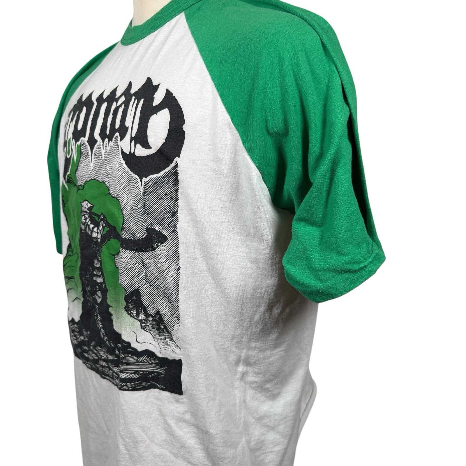 Conan Doom Metal Band Baseball Style Tee Two Tone 2XL