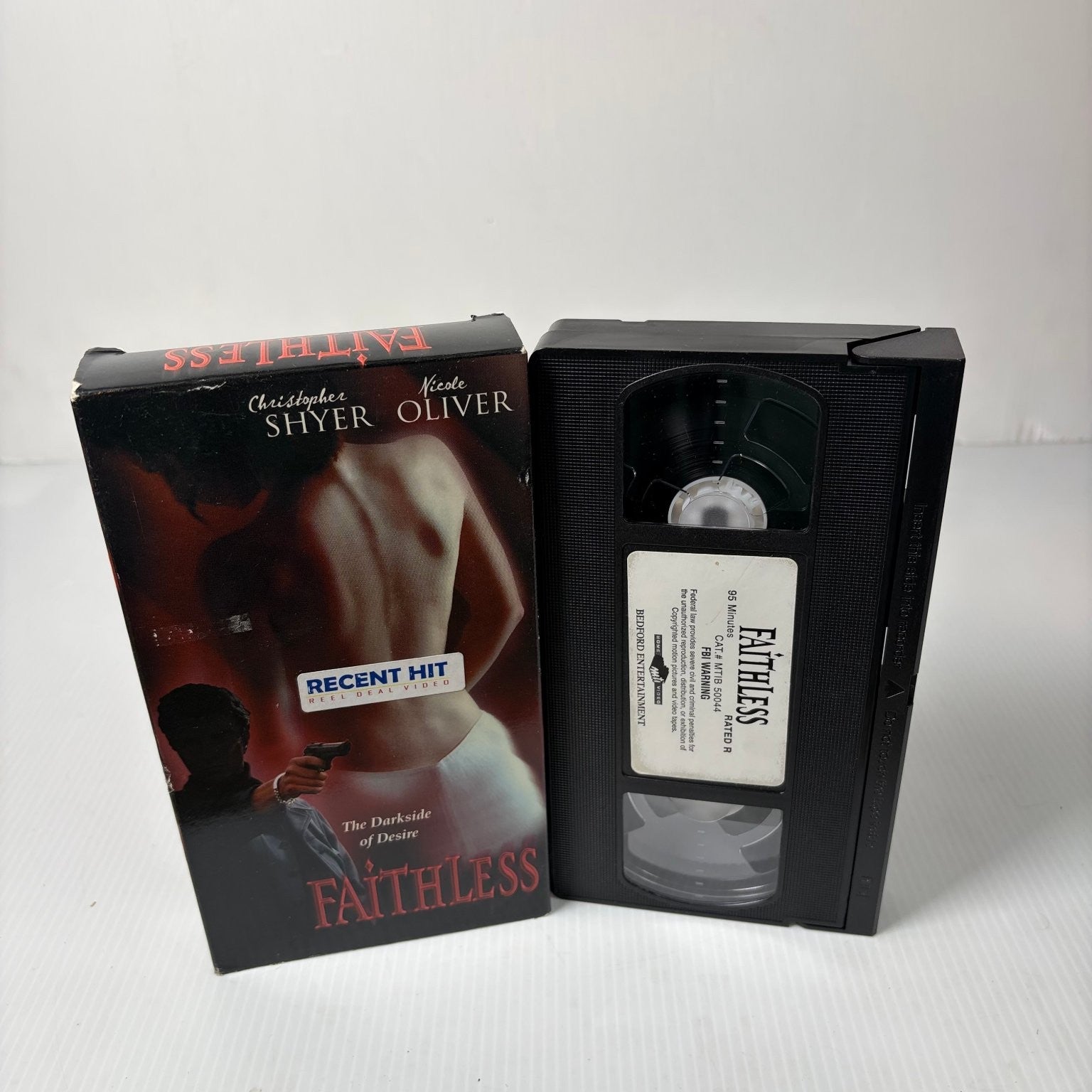 Faithless VHS 2001 Erotic Thriller Drama Bedford Entertainment