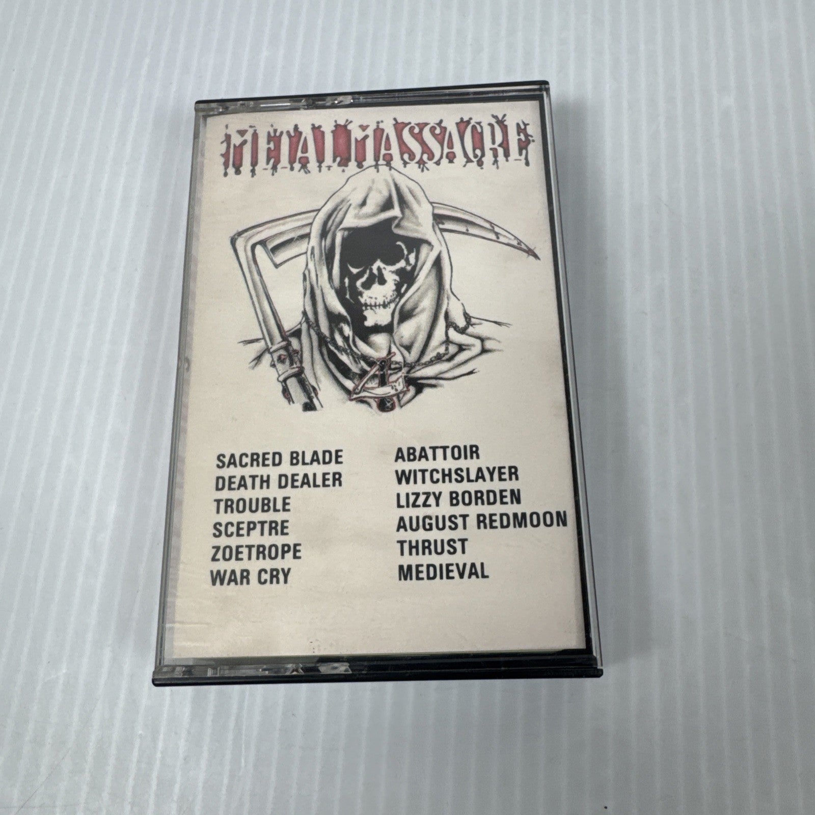 Metal Massacre IV cassette Death Metal Music Enigma Metal Blade Records 1983