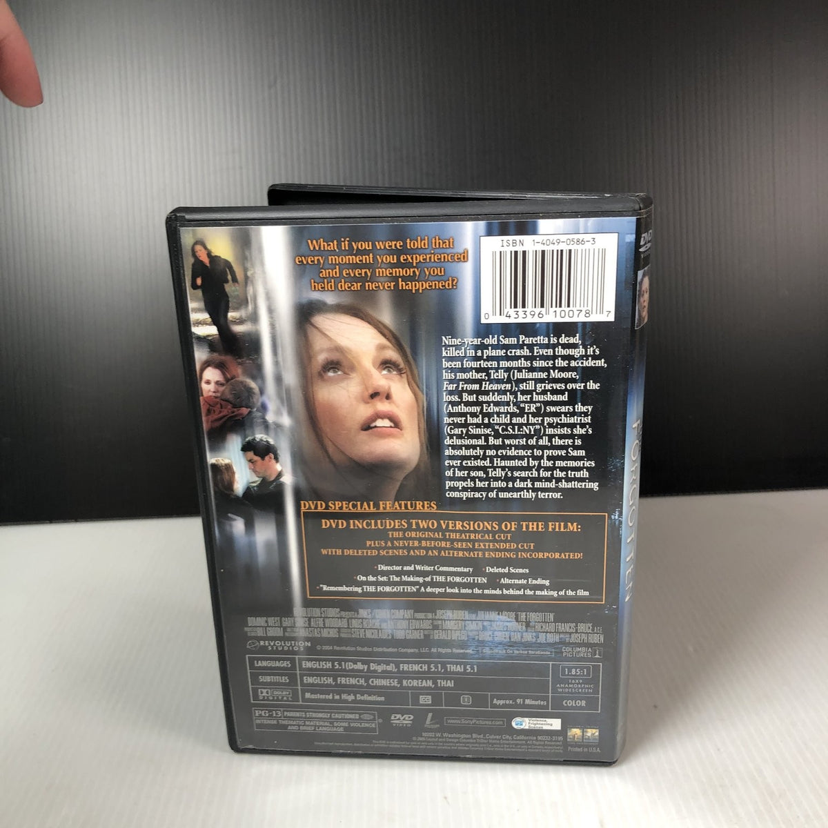 The Forgotten DVD 2004 Special Edition Julianne Moore Director's Cut