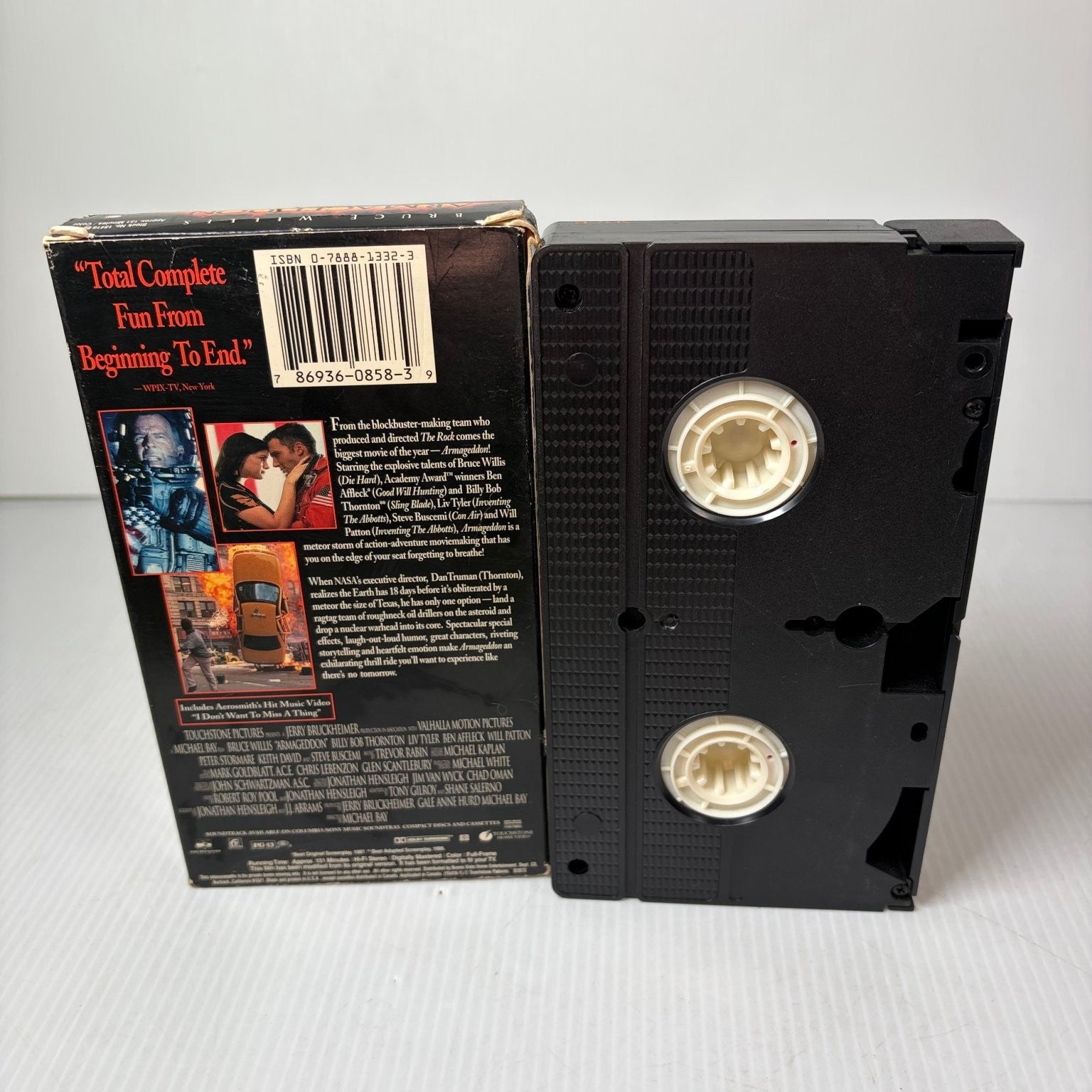Armageddon VHS 1998 Action Sci-Fi Thriller Bruce Willis Touchstone Home Video