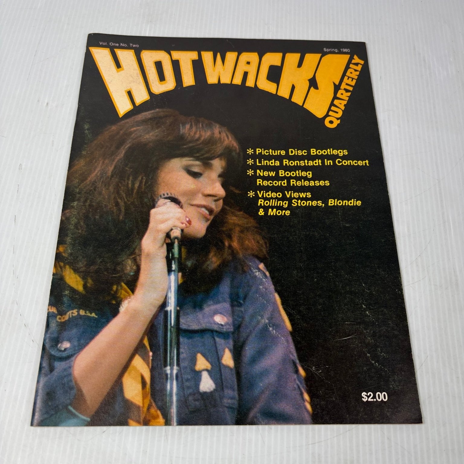 HOTWACKS QUARTERLY Spring 1980 Linda Ronstadt Music Magazine
