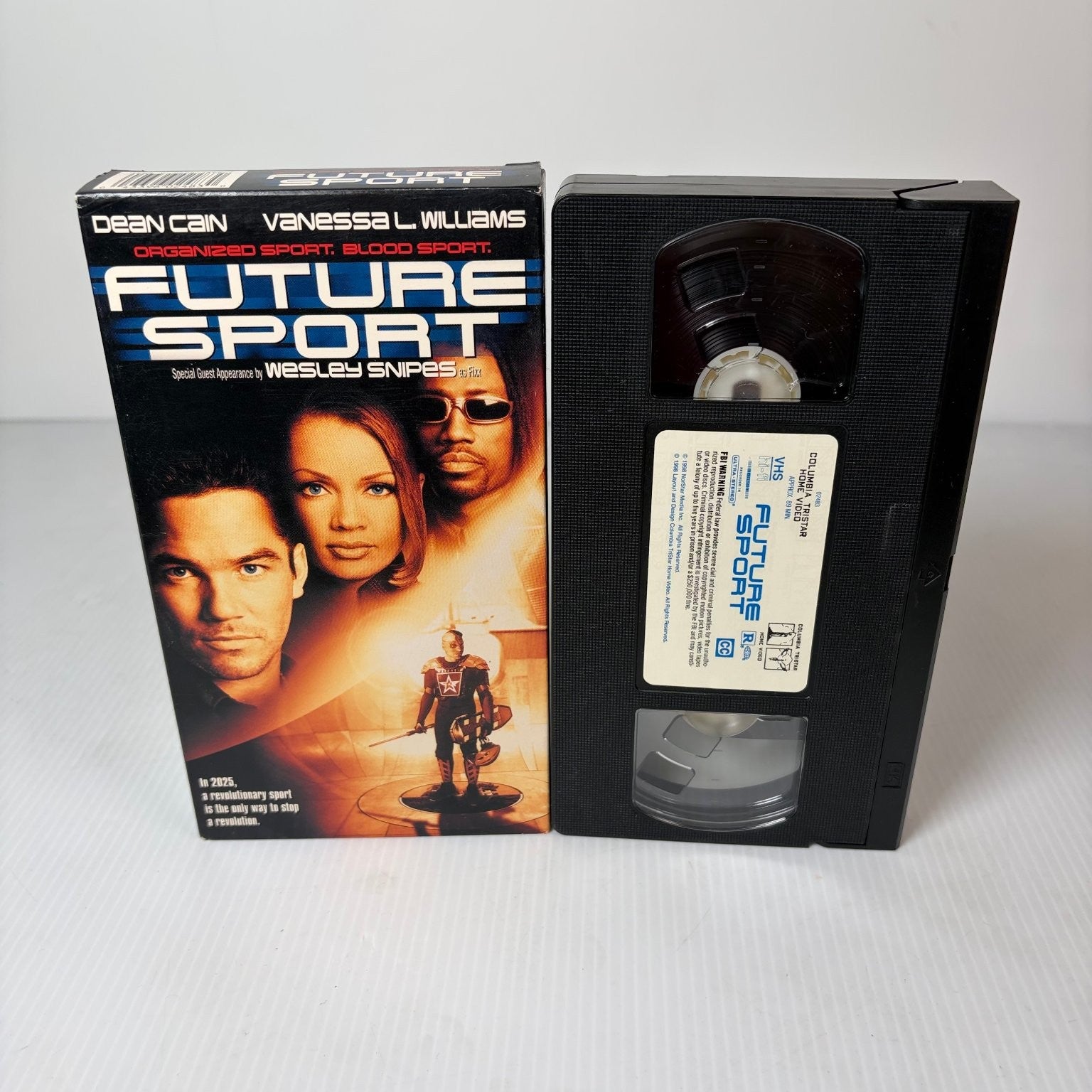 Future Sport VHS 1998 Sci-Fi Action Dean Cain Vanessa Williams Columbia
