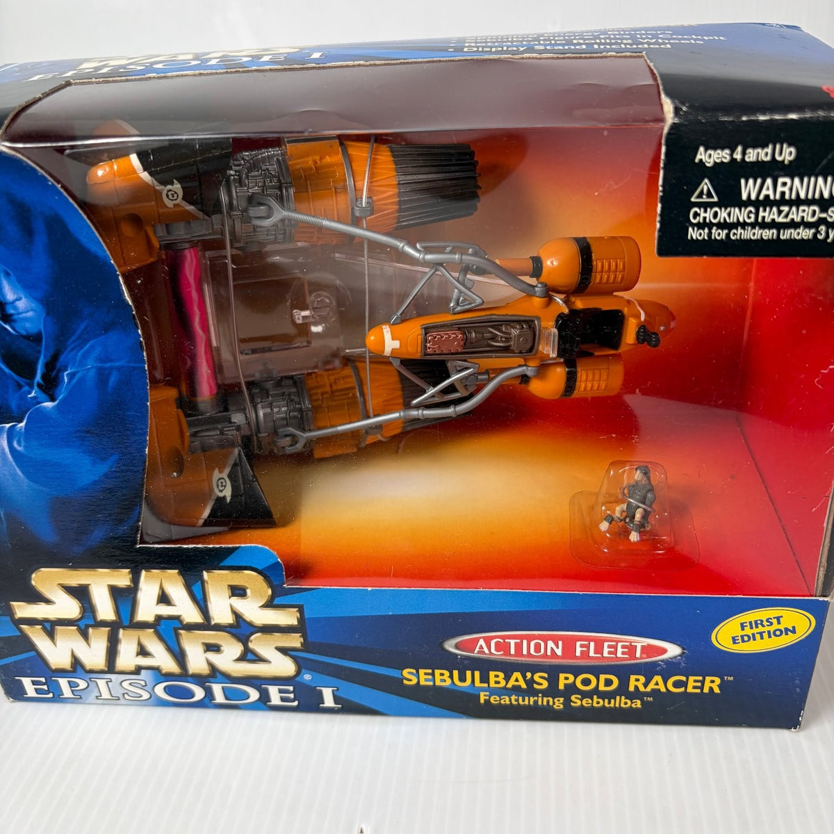 Galoob Sebulba Pod Racer Star Wars Episode I Action Fleet Vehicle Figure Sealed