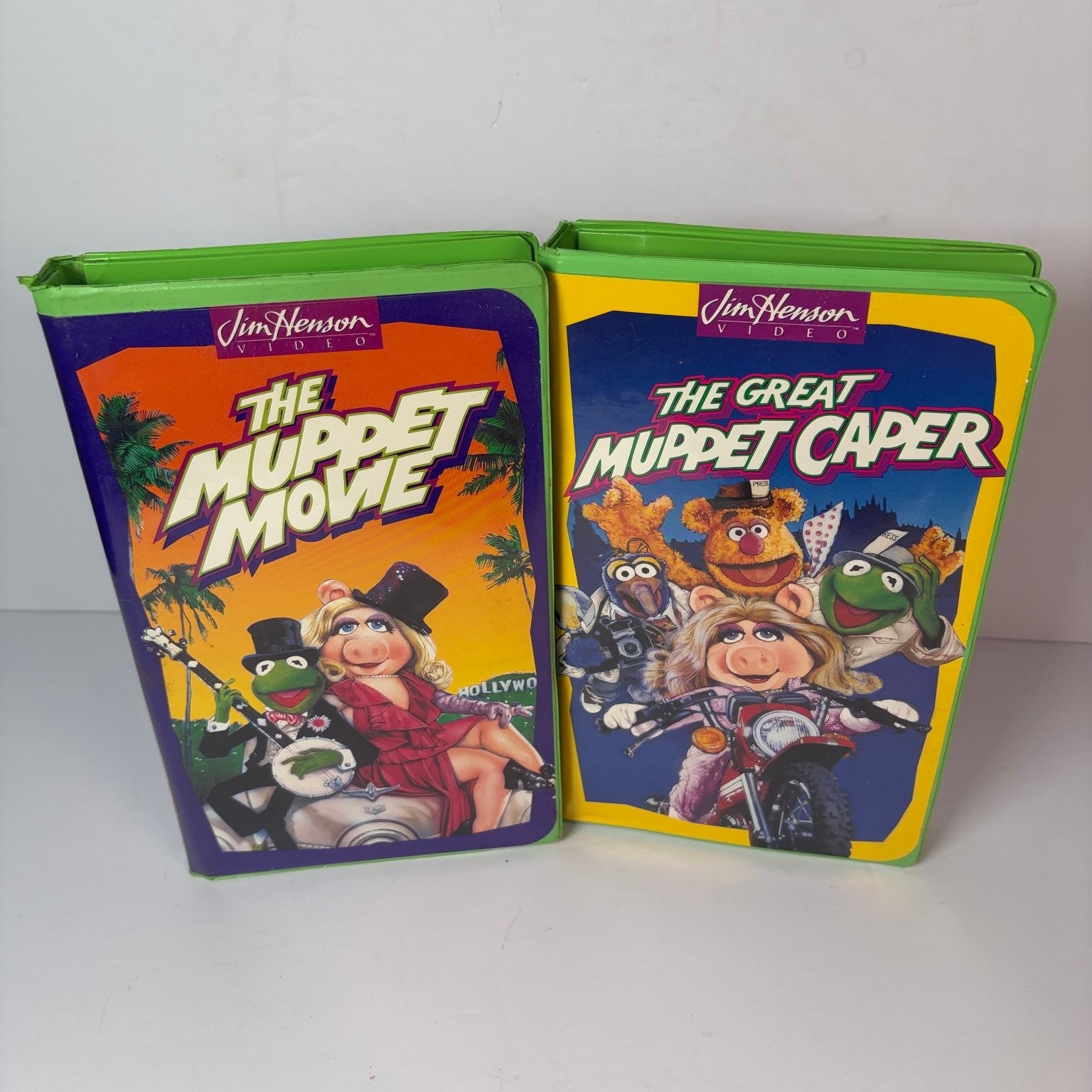 The Muppet Movie & The Great Muppet Caper VHS 1993 Musical Comedy Jim Henson