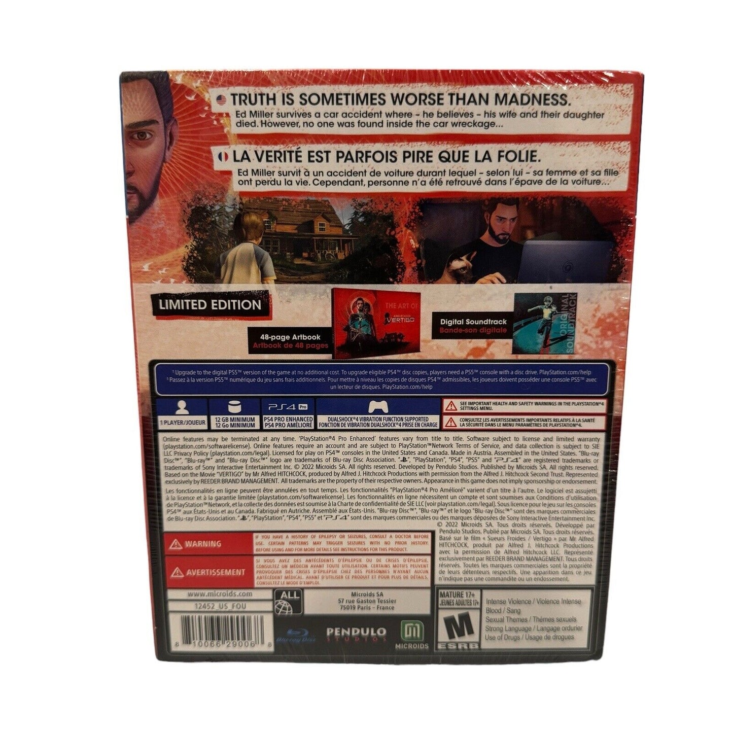 Alfred Hitchcock - Vertigo - Limited Edition - PS4 - Brand New | Factory Sealed