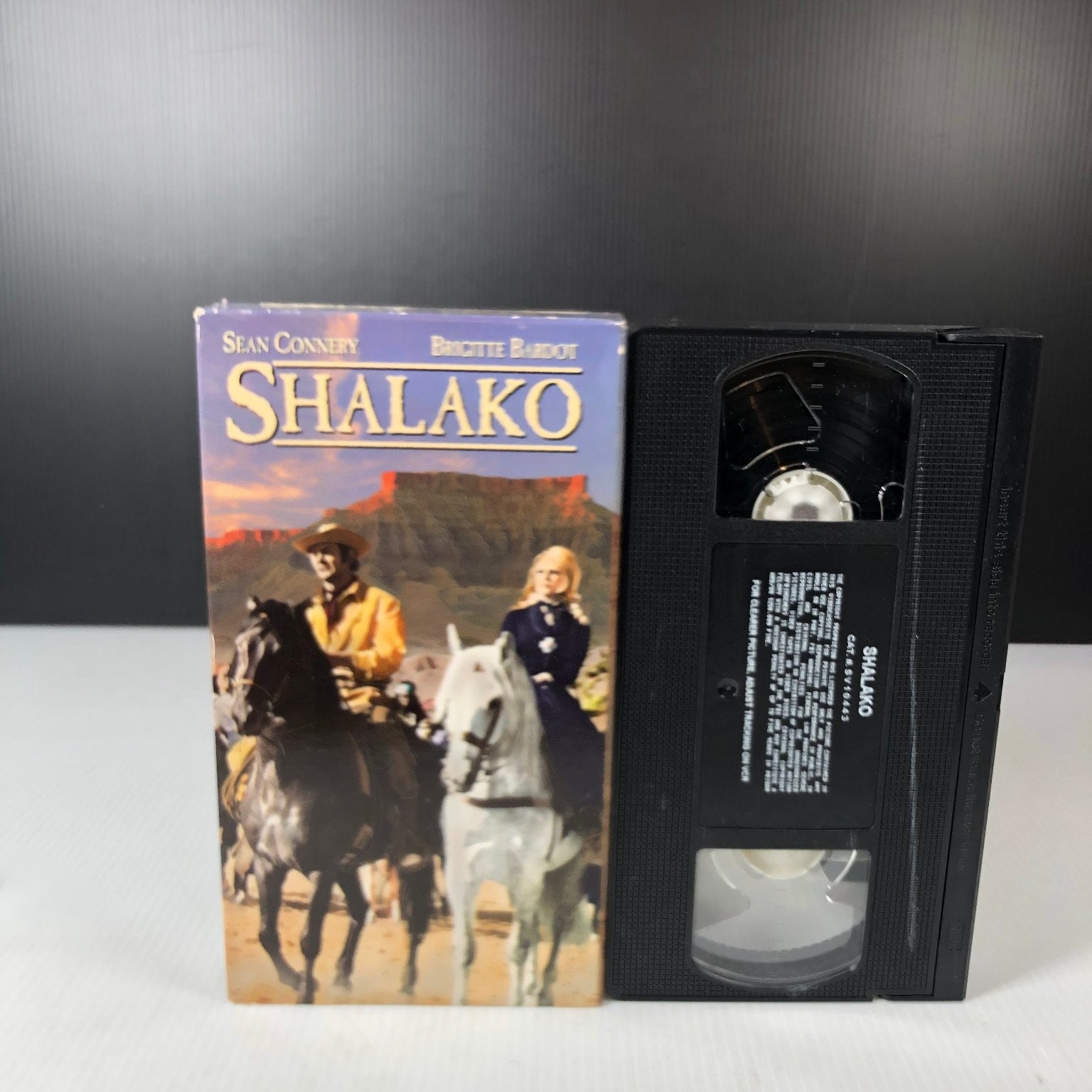 Shalako VHS 1968 Western Sean Connery Brigitte Bardot Original Release