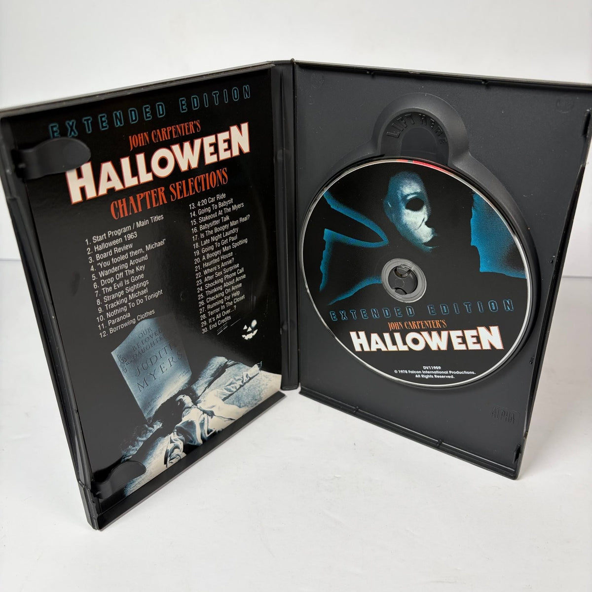 Halloween DVD Special Extended Edition Includes Footage Shot for TV Rare OOP