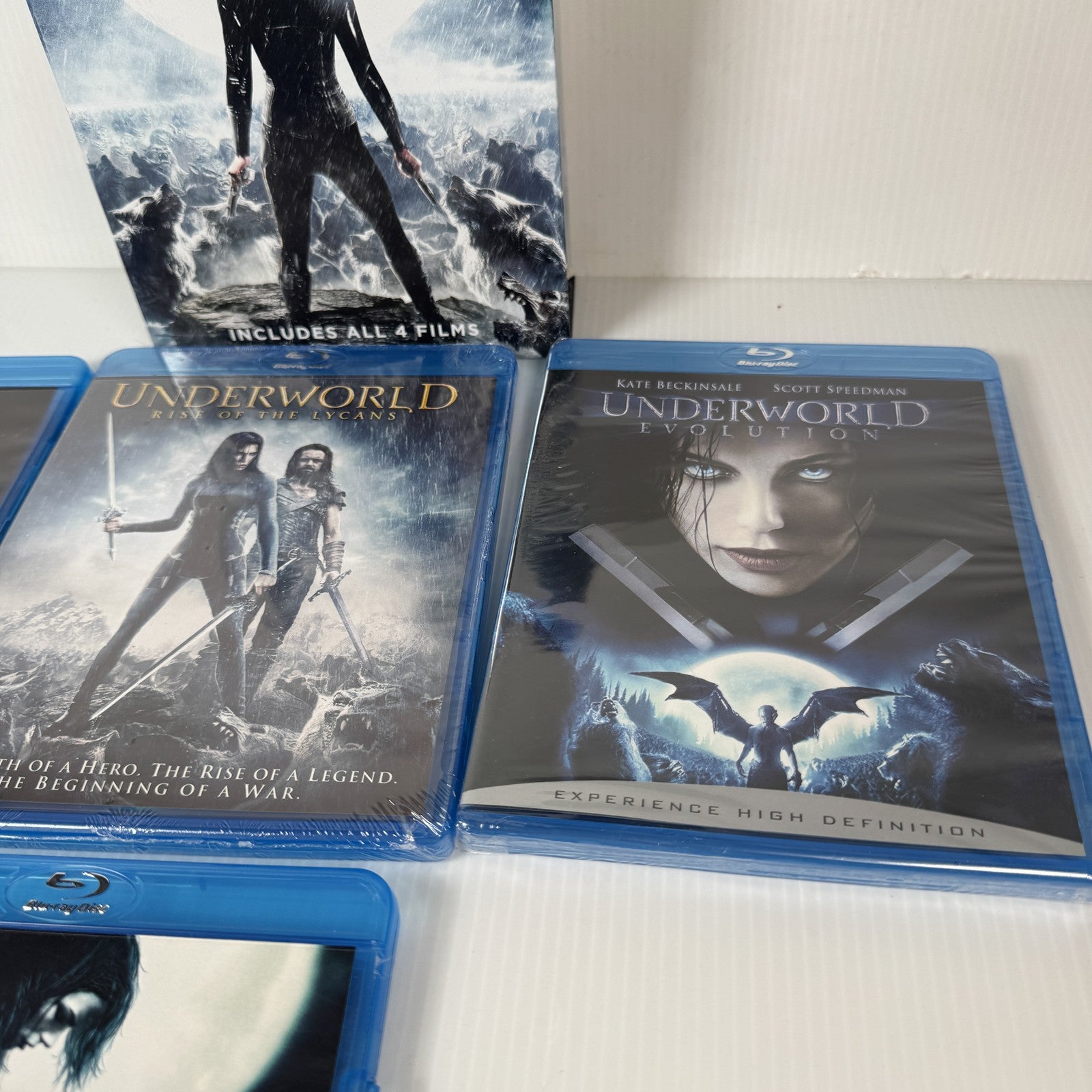 Underworld Legacy Collection Blu-ray 2003-2012 Kate Beckinsale 4 Films 2 Sealed