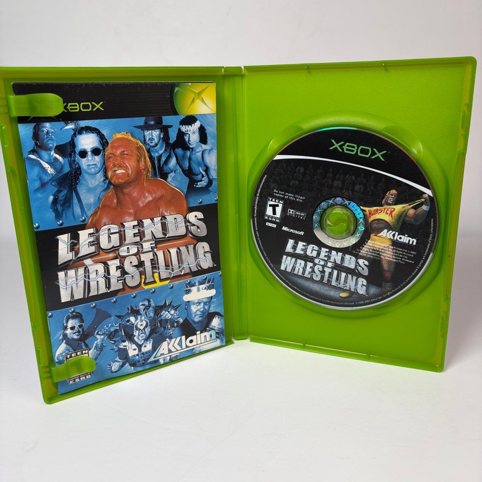 Legends of Wrestling Xbox Video Game Sports Multiplayer Complete CIB