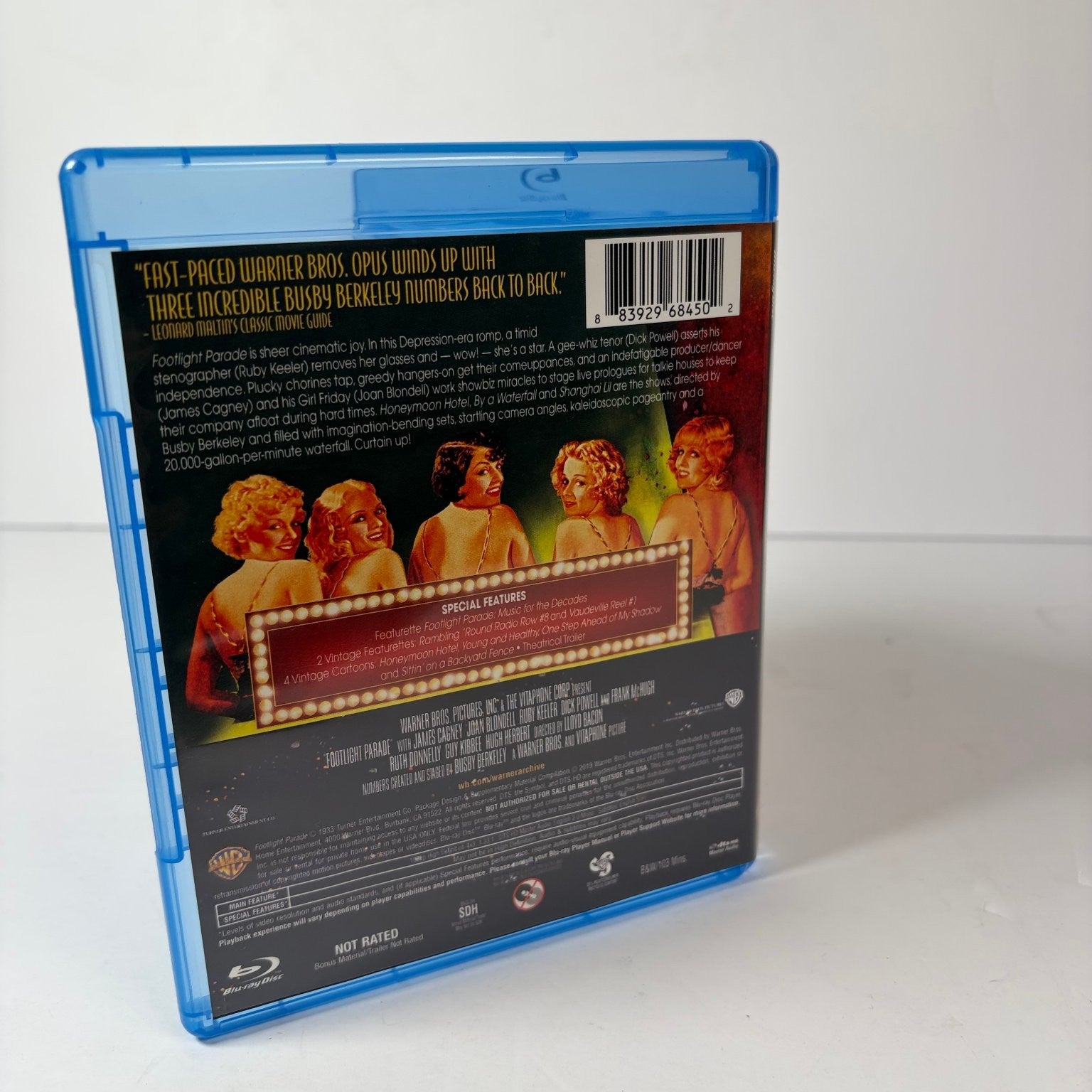 Footlight Parade Blu-ray 1933 James Cagney Busby Berkeley Musical Archive