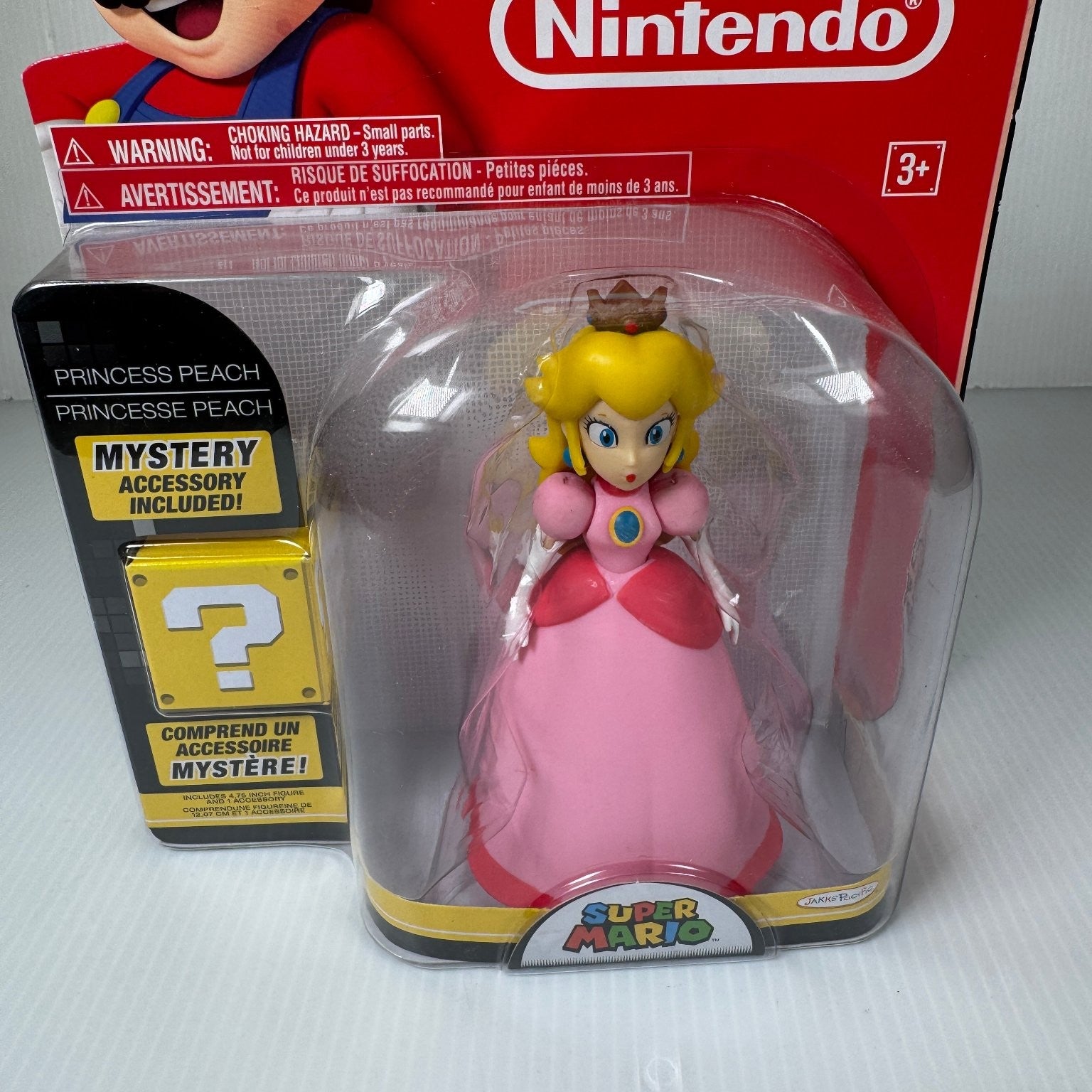 World of Nintendo Princess Peach Super Mario 4.75" Figure Accessory Series 1-3