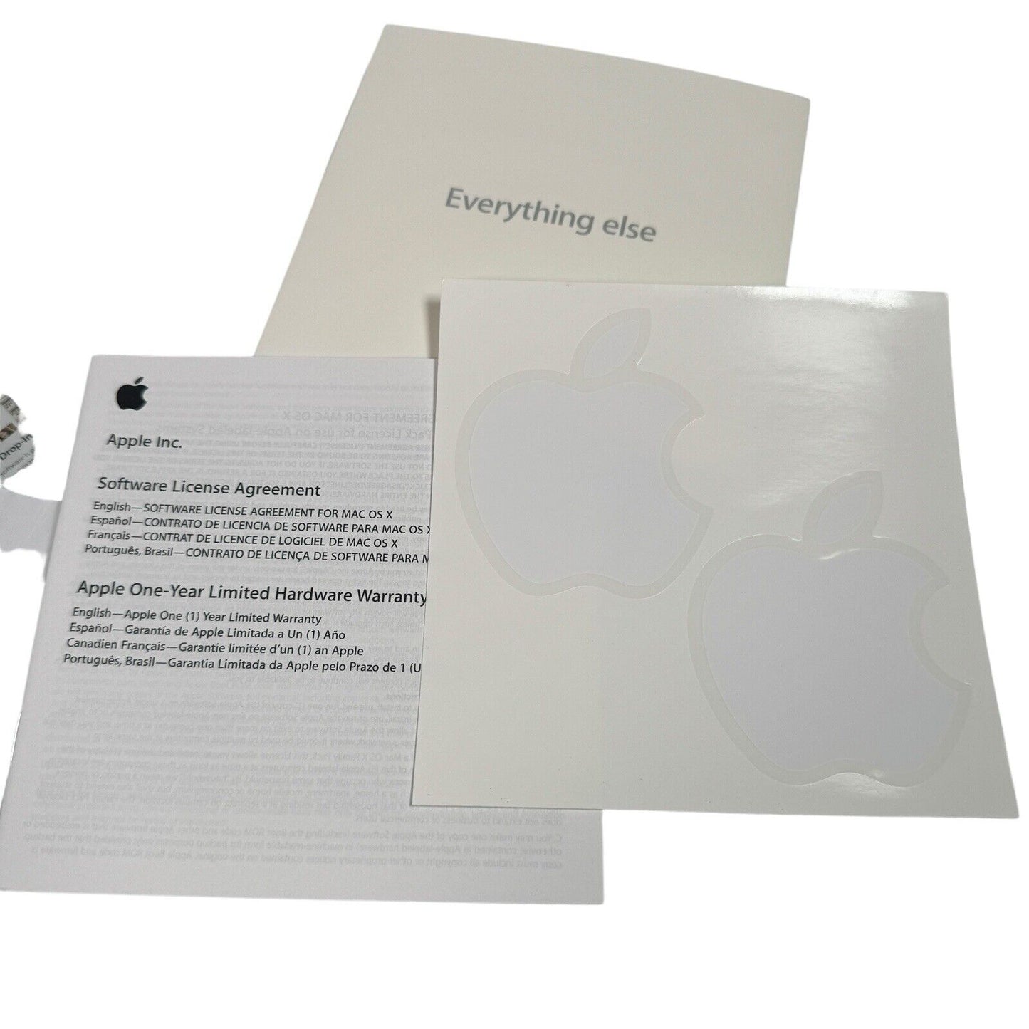 Legacy Apple 15-inch MacBook Pro Mac OS X 10.5.6 Install / Applications DVD Set