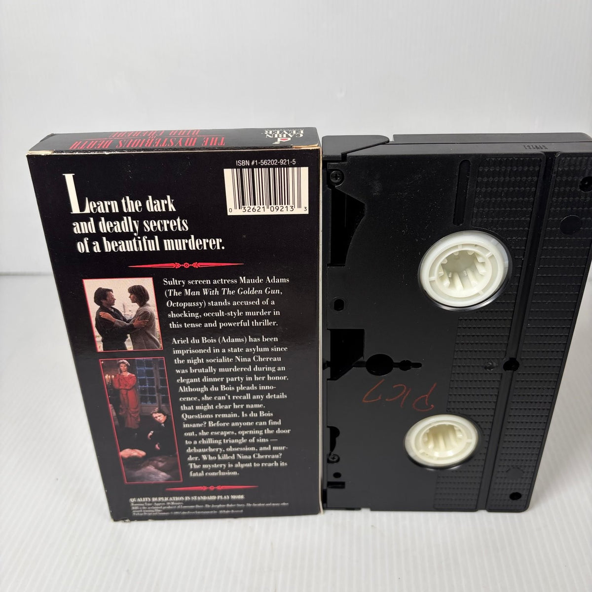 Mysterious Death of Nina Chereau VHS 1990 Thriller Maude Adams Cabin Fever