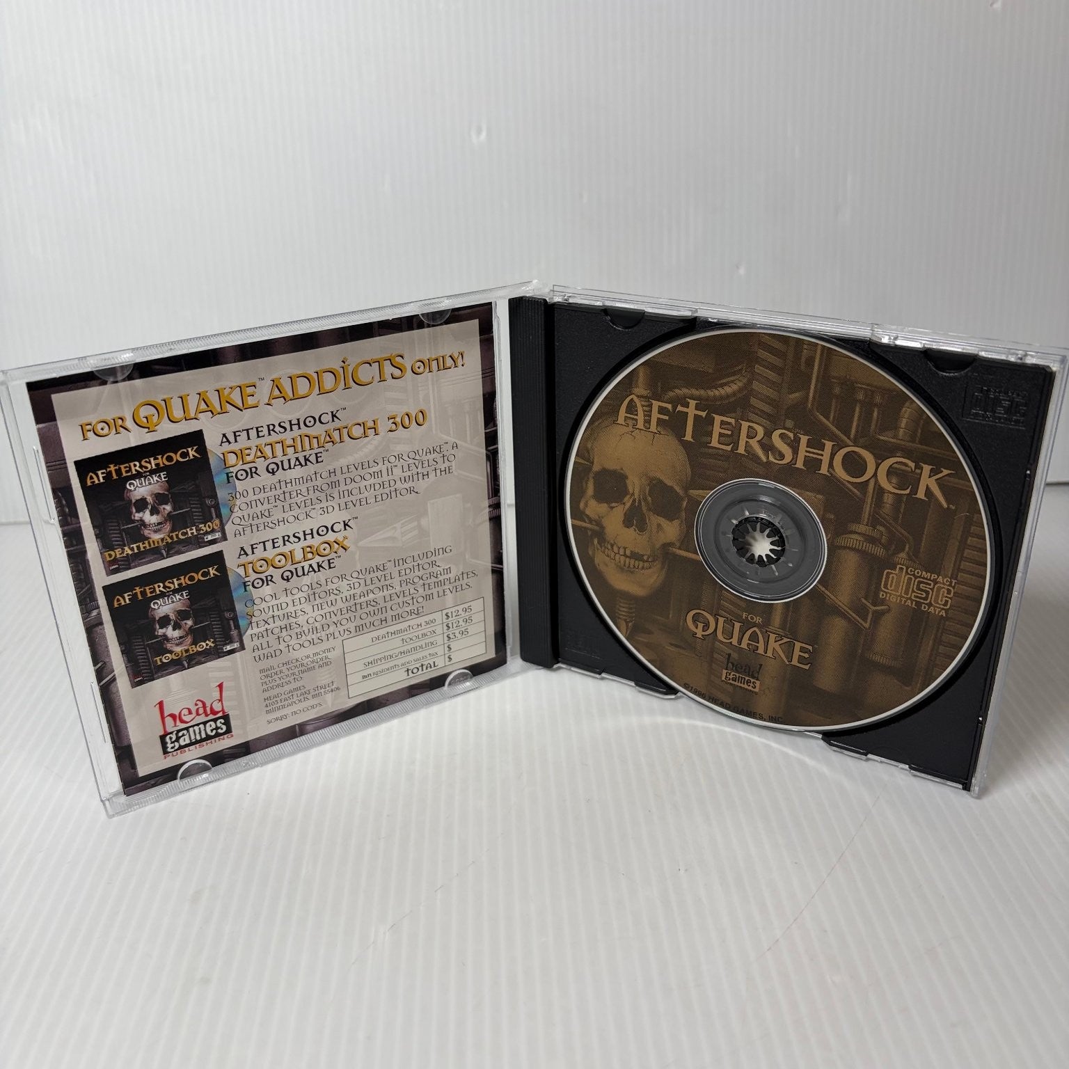 Aftershock for Quake PC Video Game Expansion Levels 3D Editor