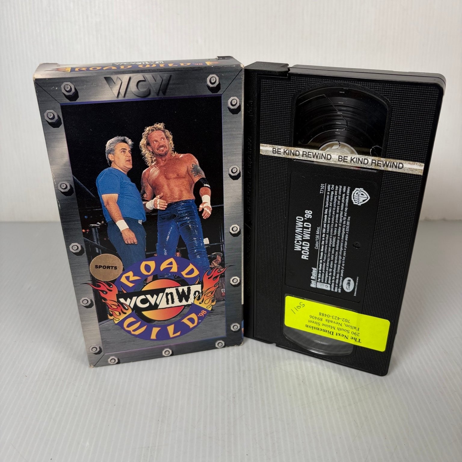 WCW NWO Road Wild '98 VHS Wrestling PPV Warner Home Video