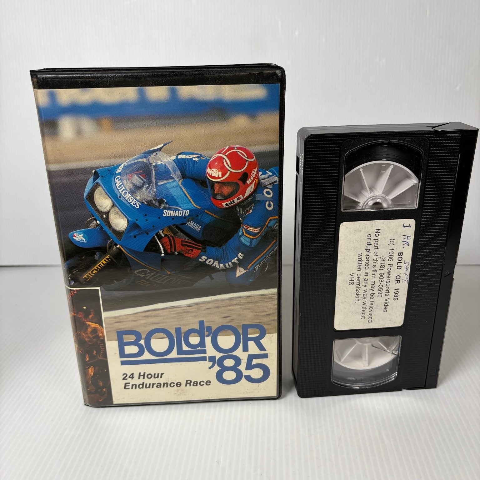 BOLD d'OR '85 VHS 1985 Motorcycle Race Documentary Foot Sports Video