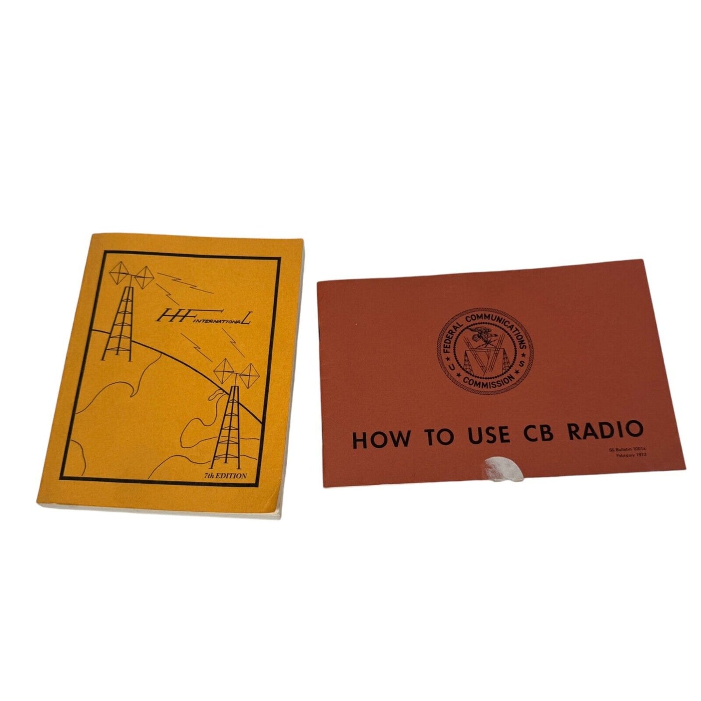 Federal Communications Commission How to Use CB Radio VTG 1972 w/ HF Int'l Log