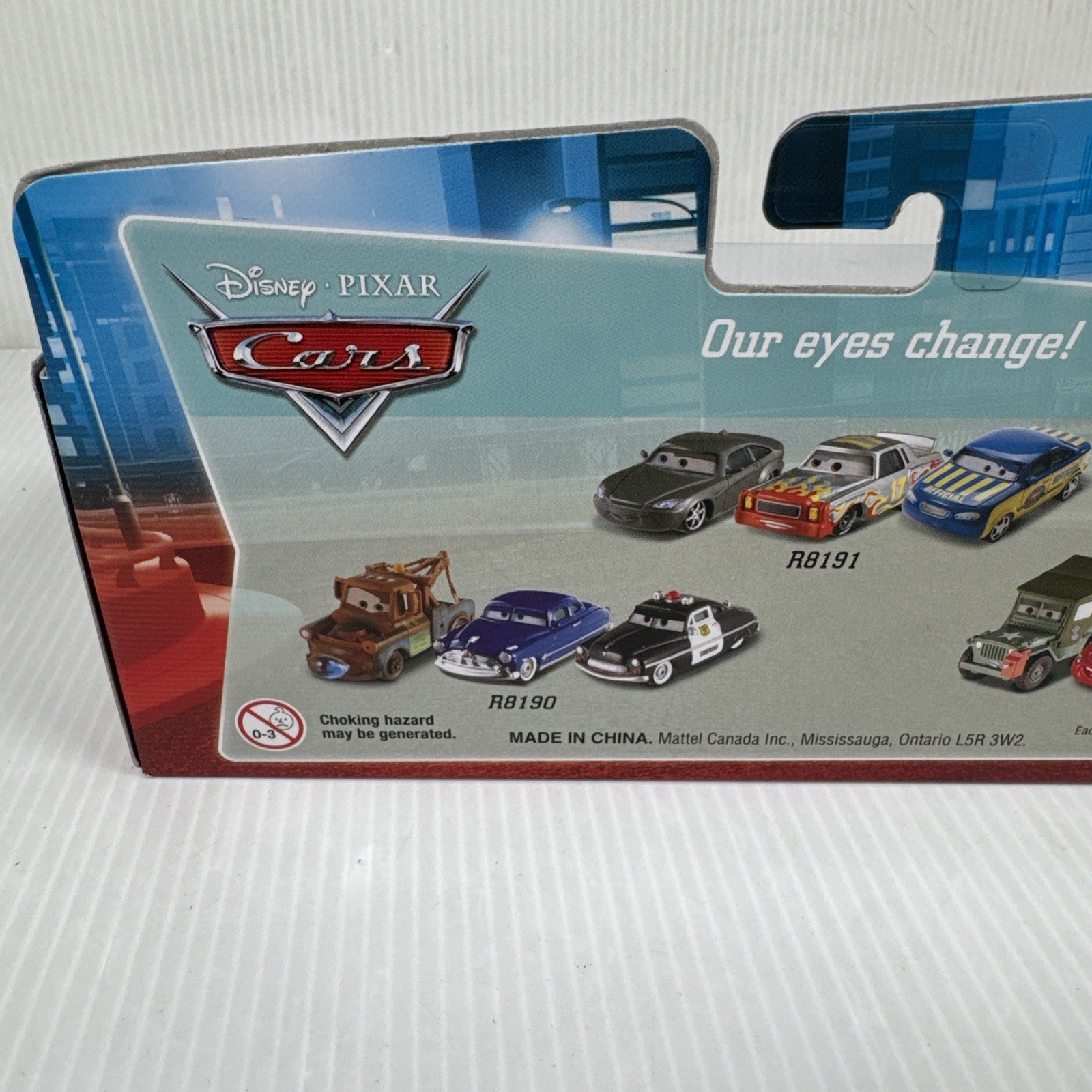 Disney Pixar Cars PISTON CUP 3-CAR GIFT PACK DARREL BOB TOM 2010 1:55 Diecast