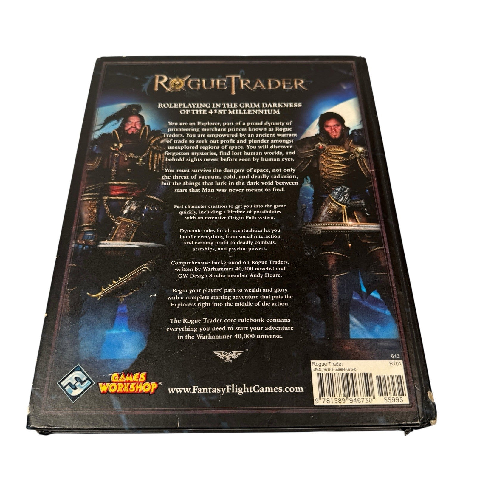 Warhammer 40K Rogue Trader Roleplaying Game Core Rulebook 1st Ed Hardcover