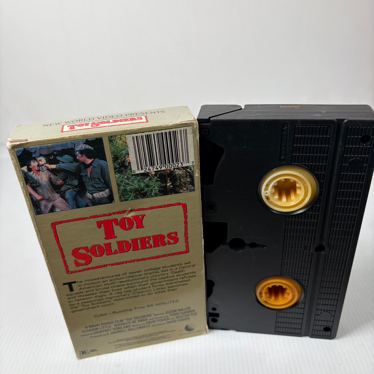 Toy Soldiers VHS 1984 Action Adventure New World Video Jason Miller R