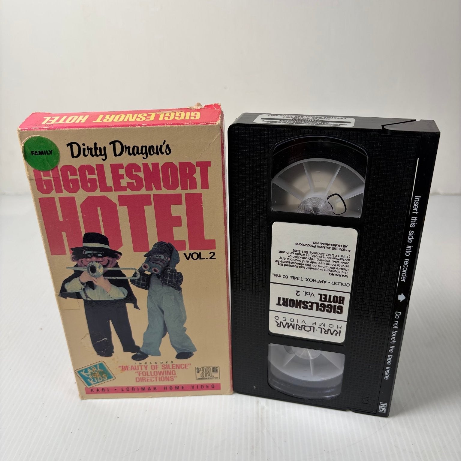 Gigglesnort Hotel Vol 2 VHS 1980s Childrens Family Karl-Lorimar OOP Cult Classic