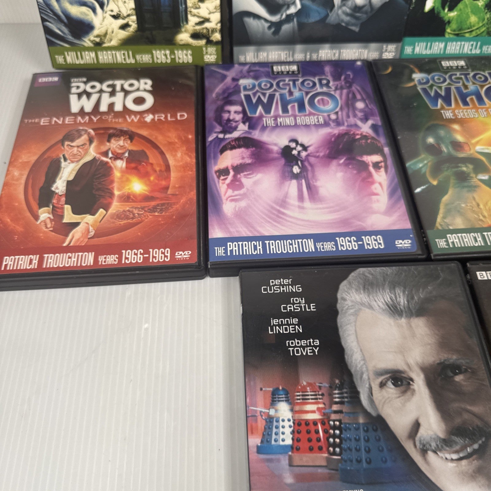 Mixed Lot Of 12 Doctor Who DVDs Early Years & Movies US Releases NTSC