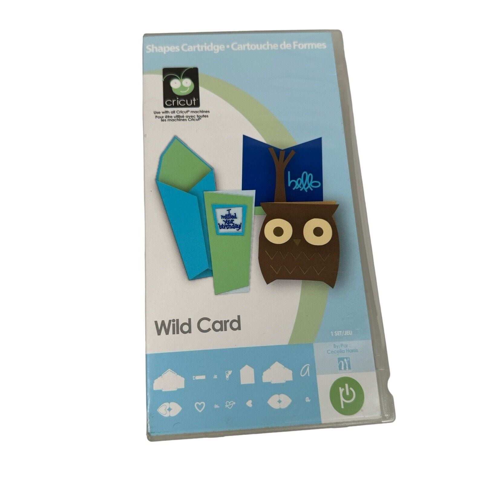 Cricut WILD CARD Cartridge Cecelia Harris Designs Complete