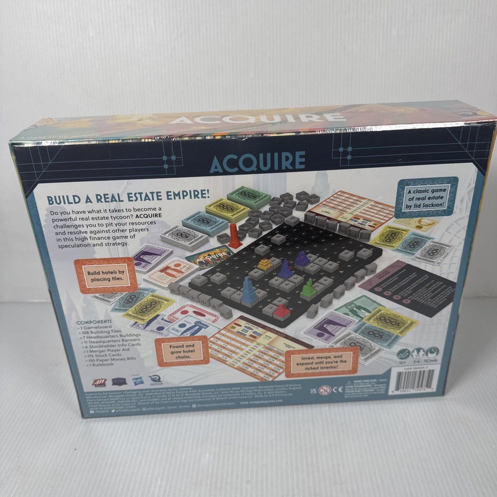 Acquire - the Classic Real Estate Empire Game by Renegade Games RGS02575 Aquire