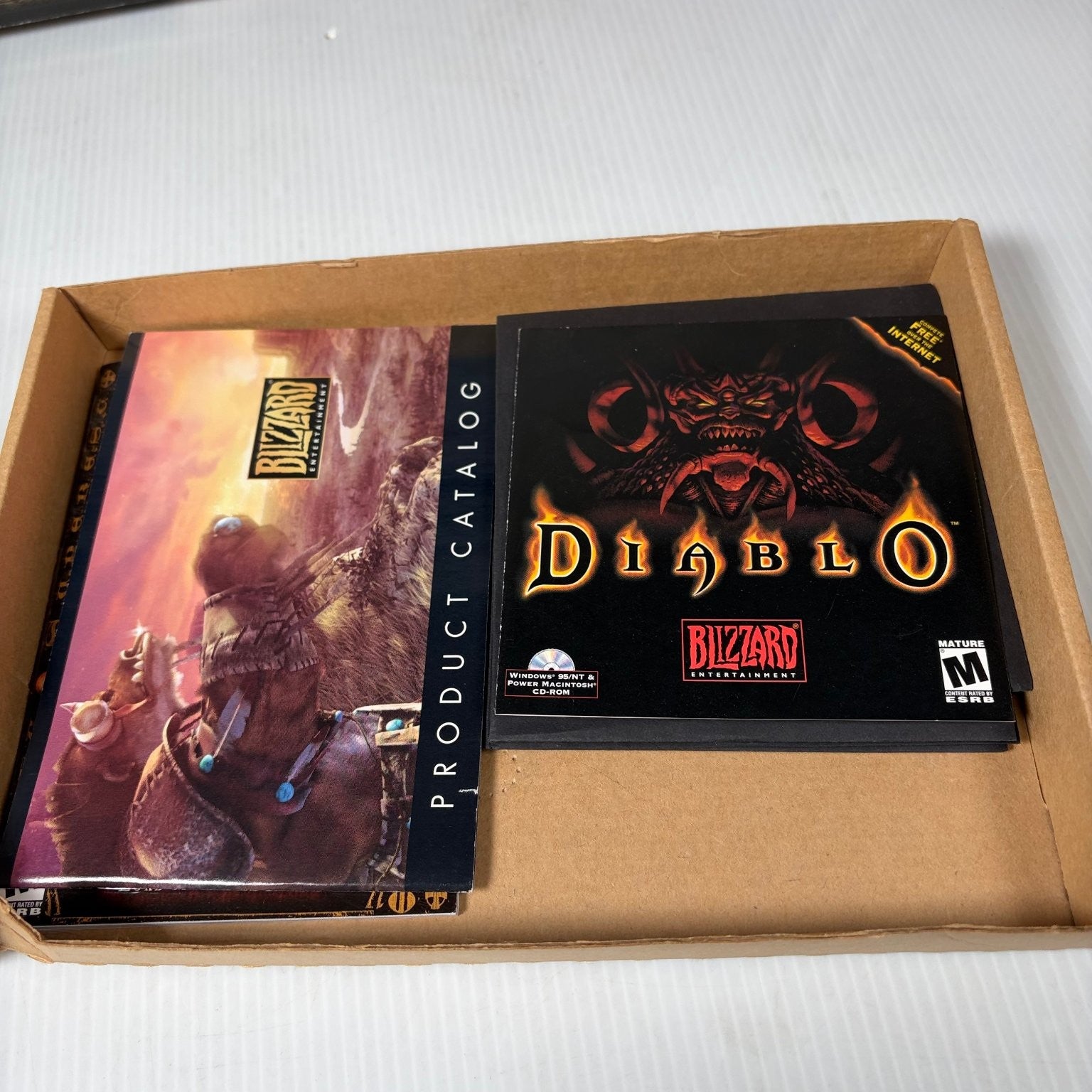Diablo Battle Chest Big Box PC Video Game Blizzard Action RPG Complete