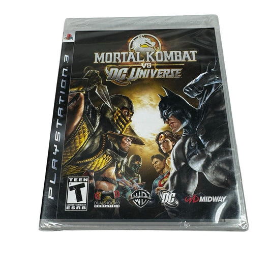 Mortal Kombat vs. DC Universe (Sony PlayStation 3, 2008) Black Label New Sealed