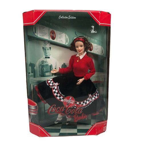 Barbie 1999 Coca-Cola Collectors Edition Doll NOS Diner Waitress Dress