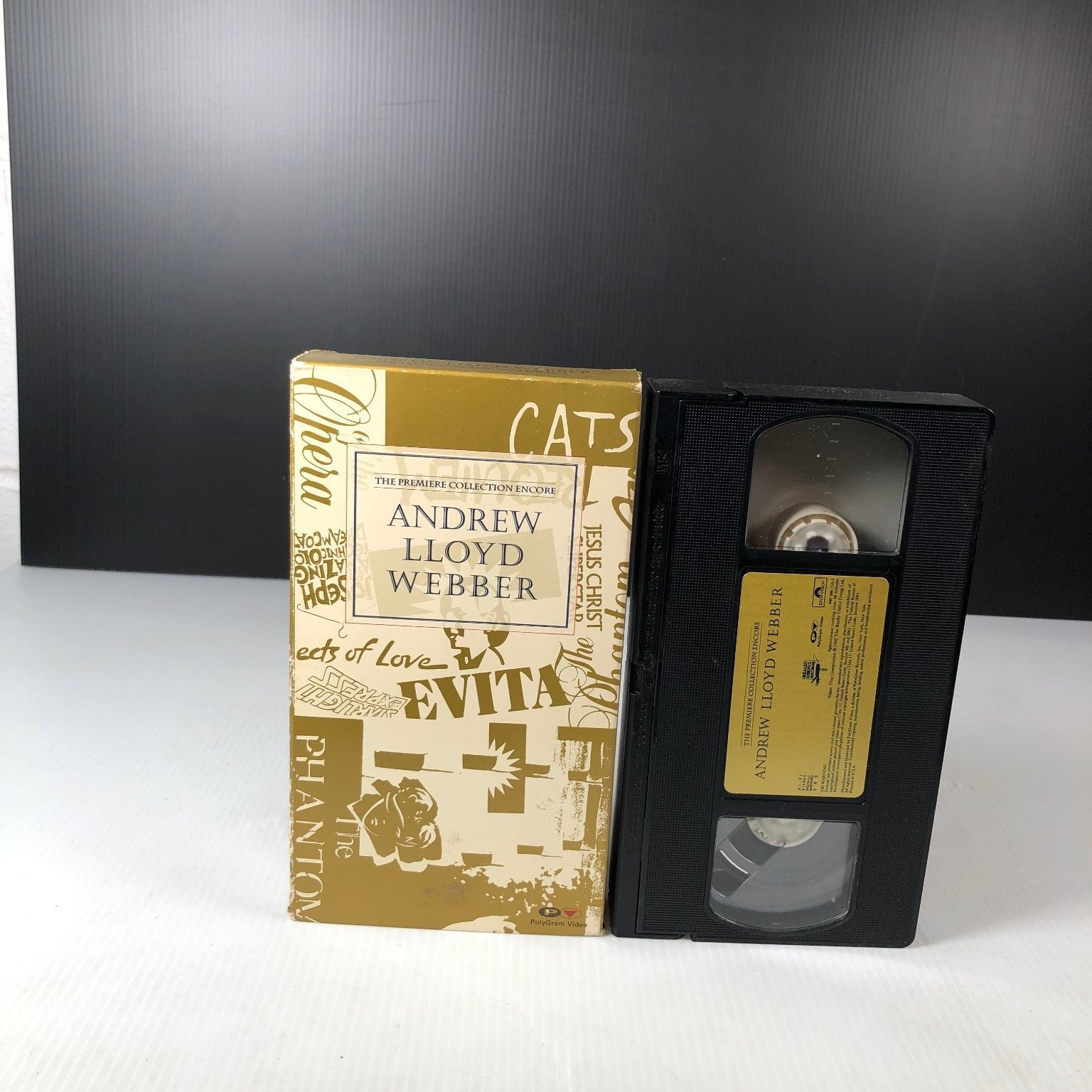 Andrew Lloyd Webber VHS 1992 Musical Compilation The Premiere Collection
