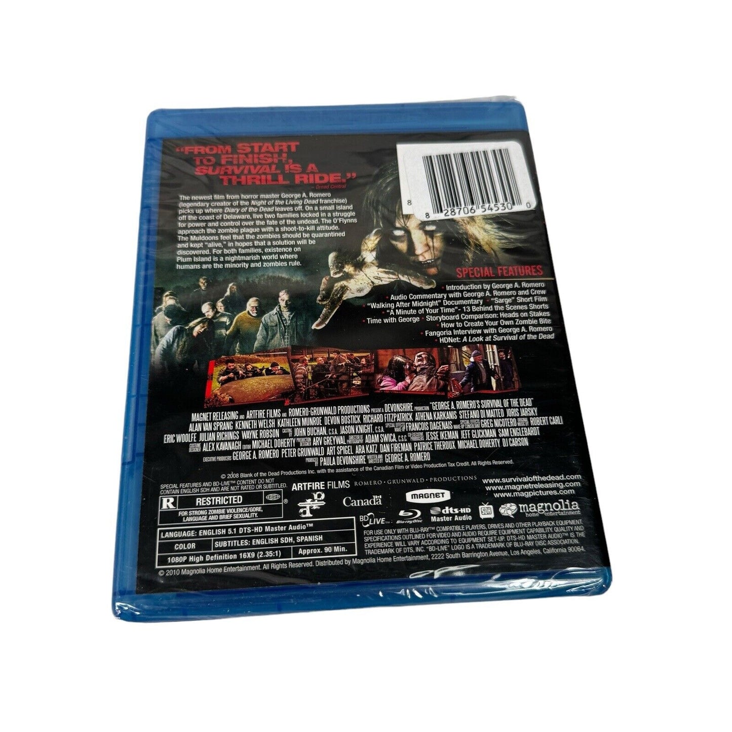 Survival of the Dead Ultimate Undead Edition - George A. Romero (Blu-Ray) Sealed