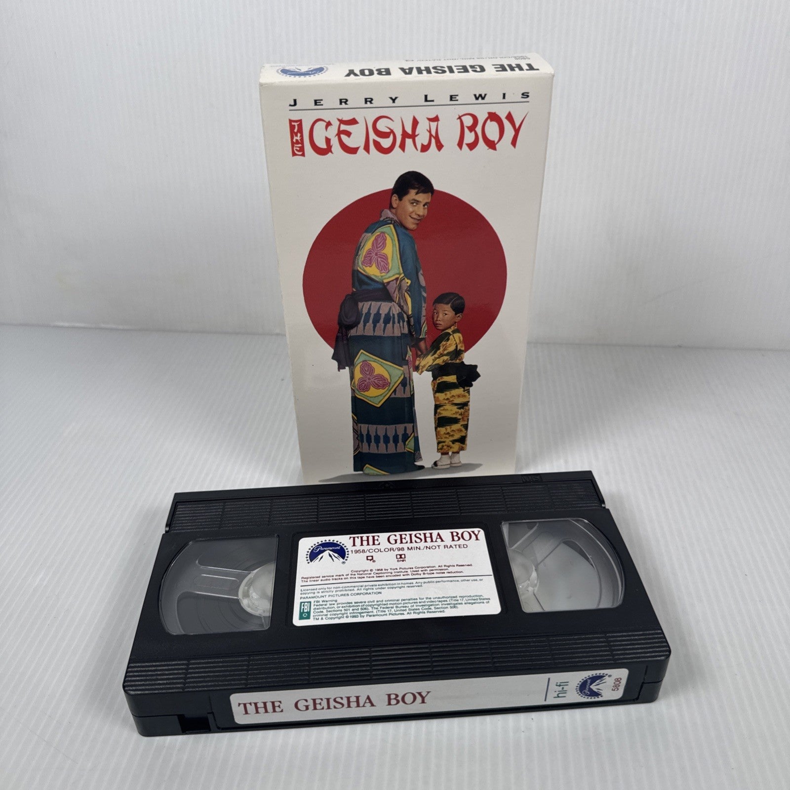 The Geisha Boy VHS Paramount 1990 Jerry Lewis