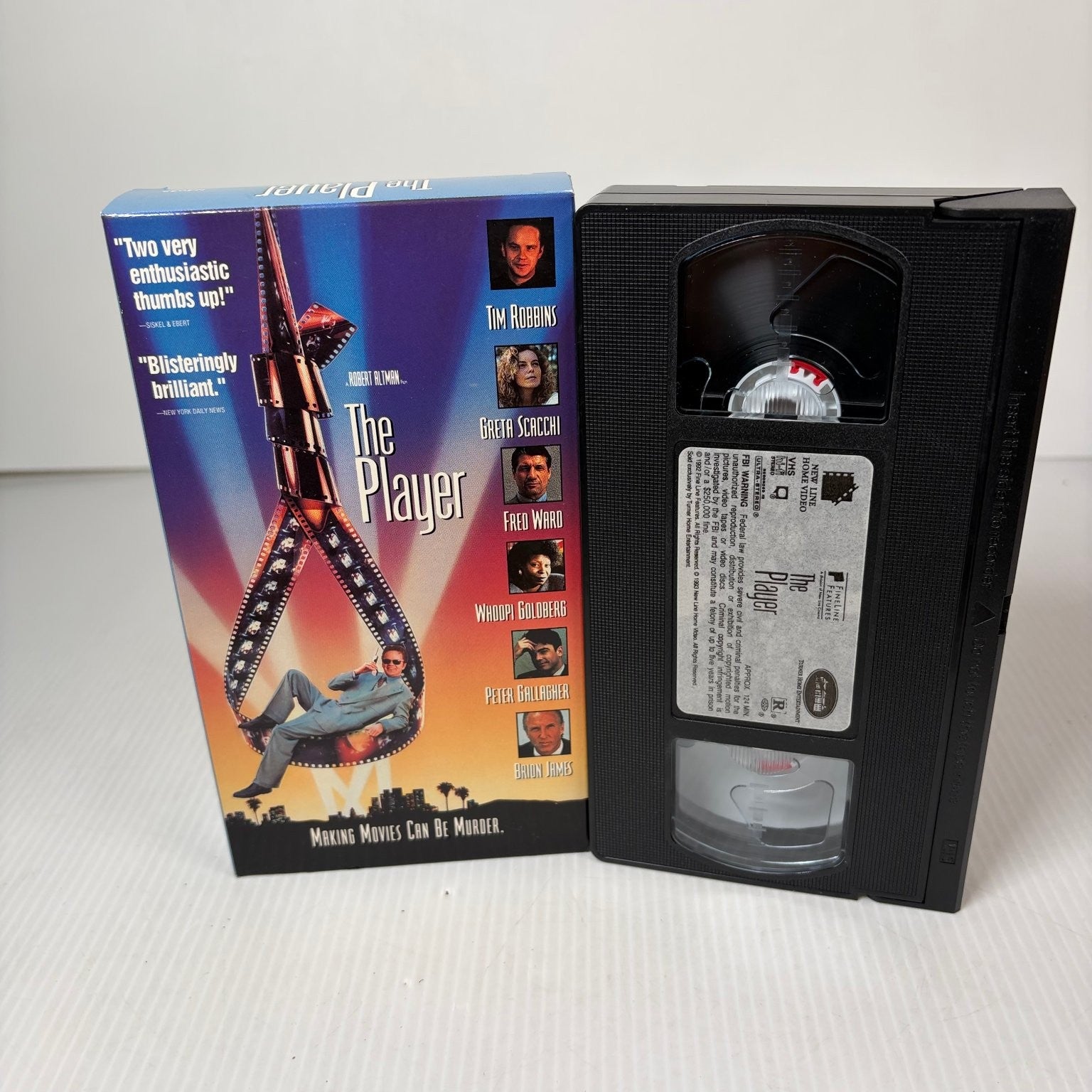 The Player VHS 1992 Thriller Special Edition New Line Home Video