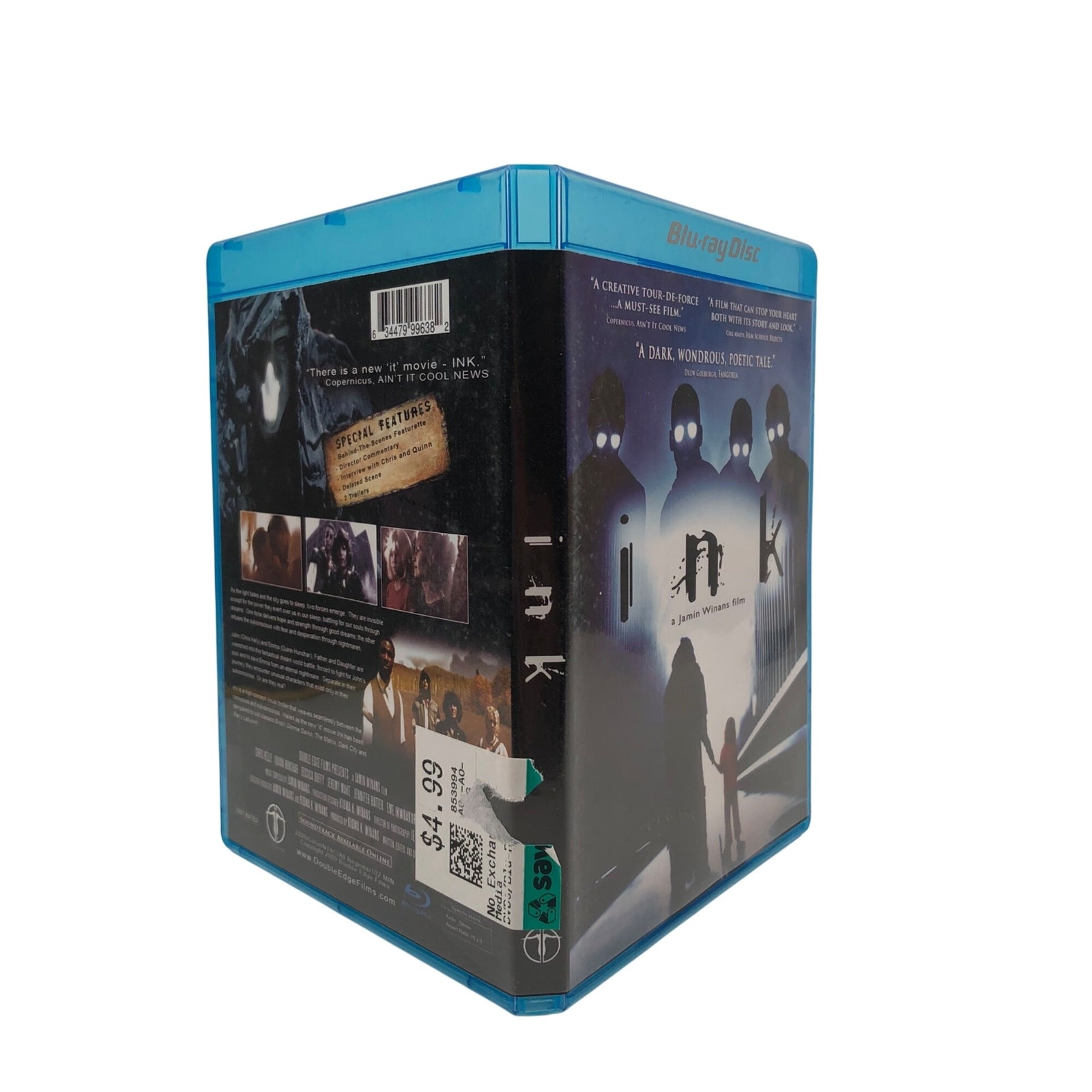 Ink (Blu-ray Disc, 2009) A Jamin Winans Film Double Edge Films w/ Insert