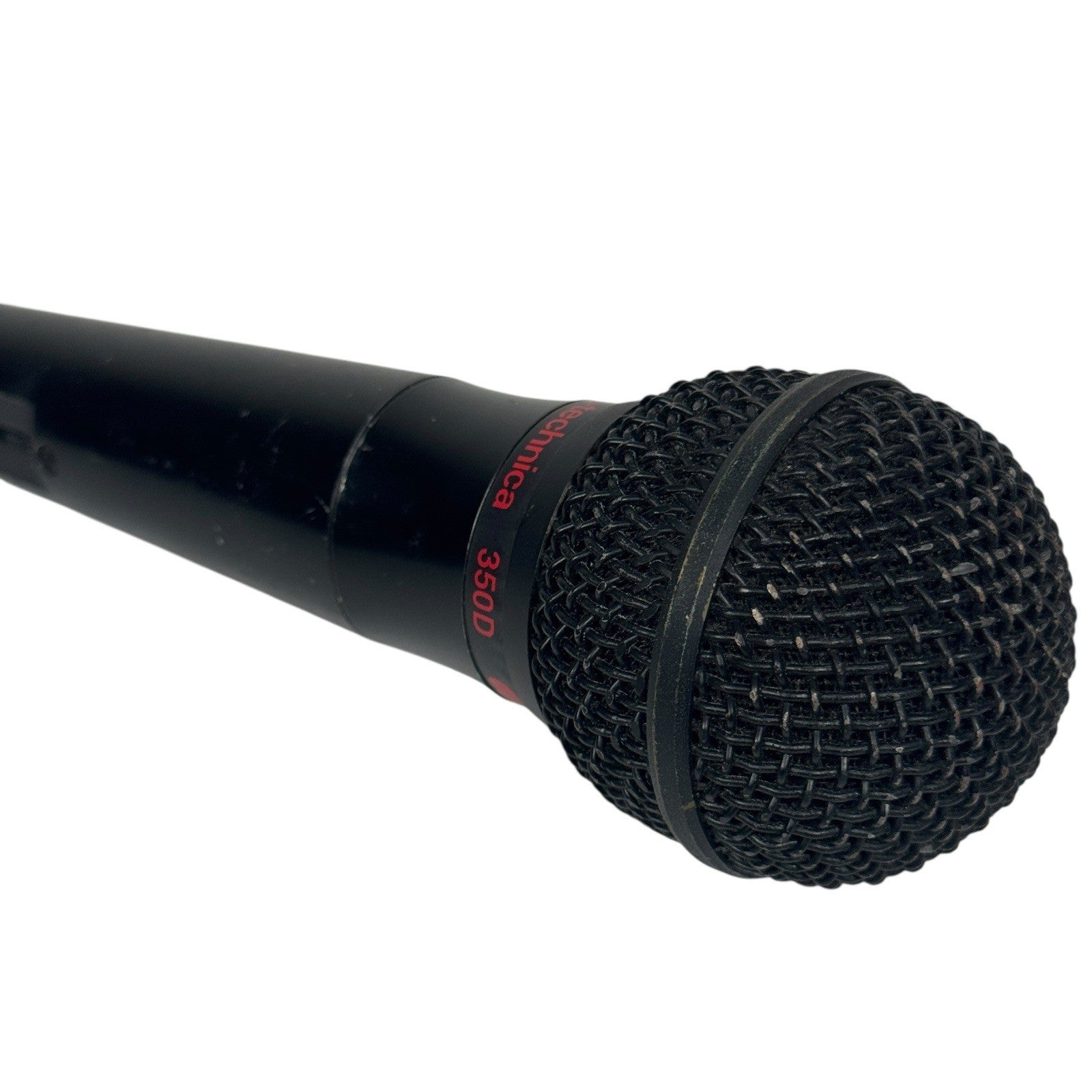 Audio Technica 350D Unidirectional Dynamic Microphone in Black & Red