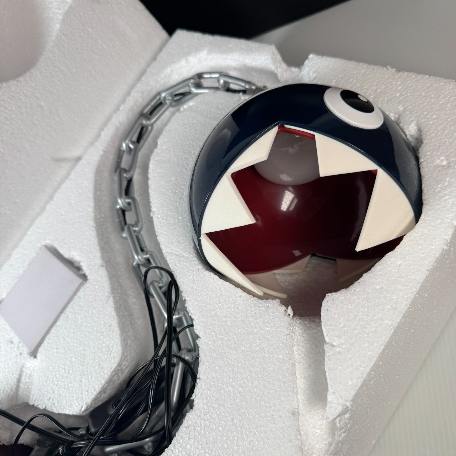 Rare Super Mario Brothers Bros Chain Chomp Lamp Light Game Room Collectible