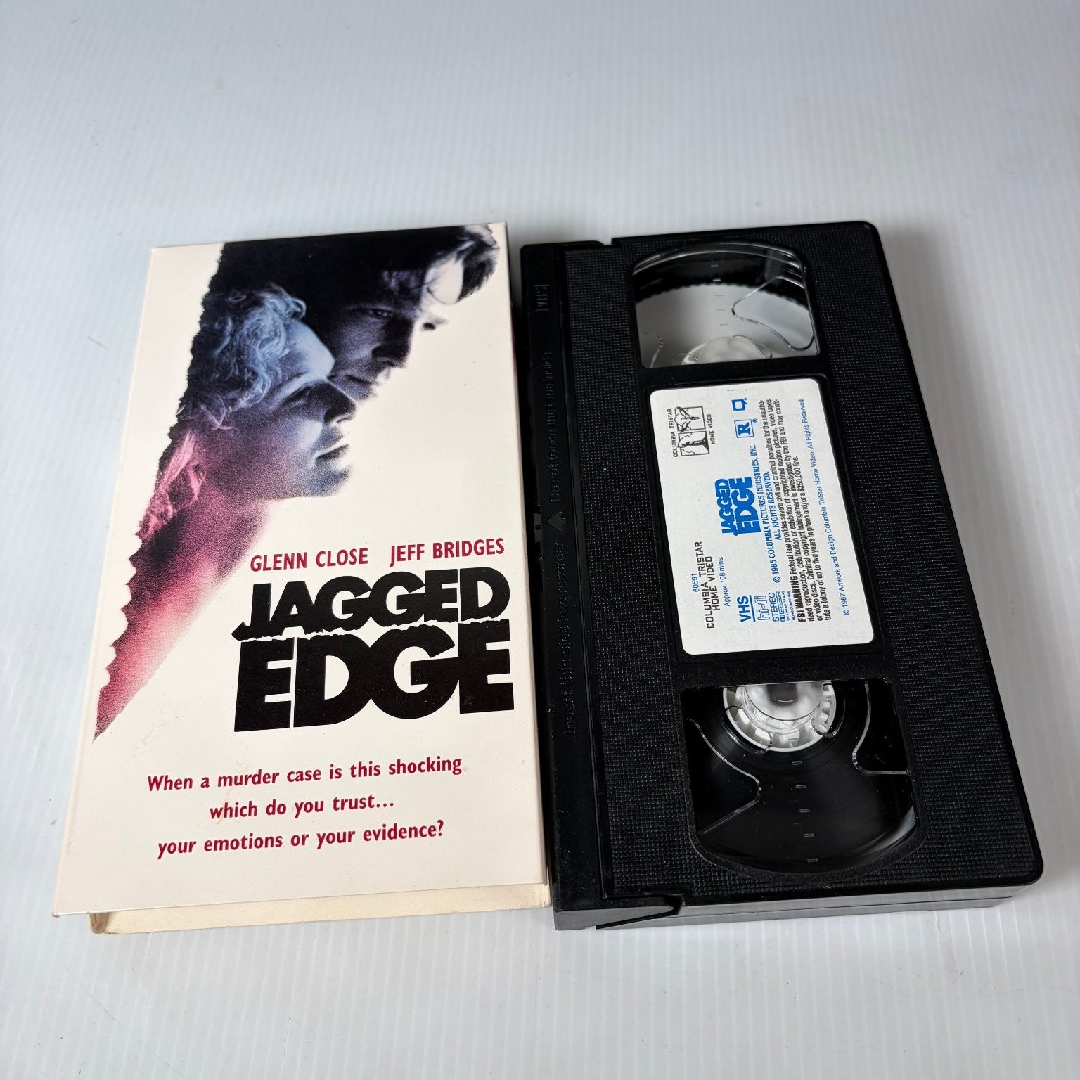 Jagged Edge VHS 1985 Thriller Original Release Columbia Pictures