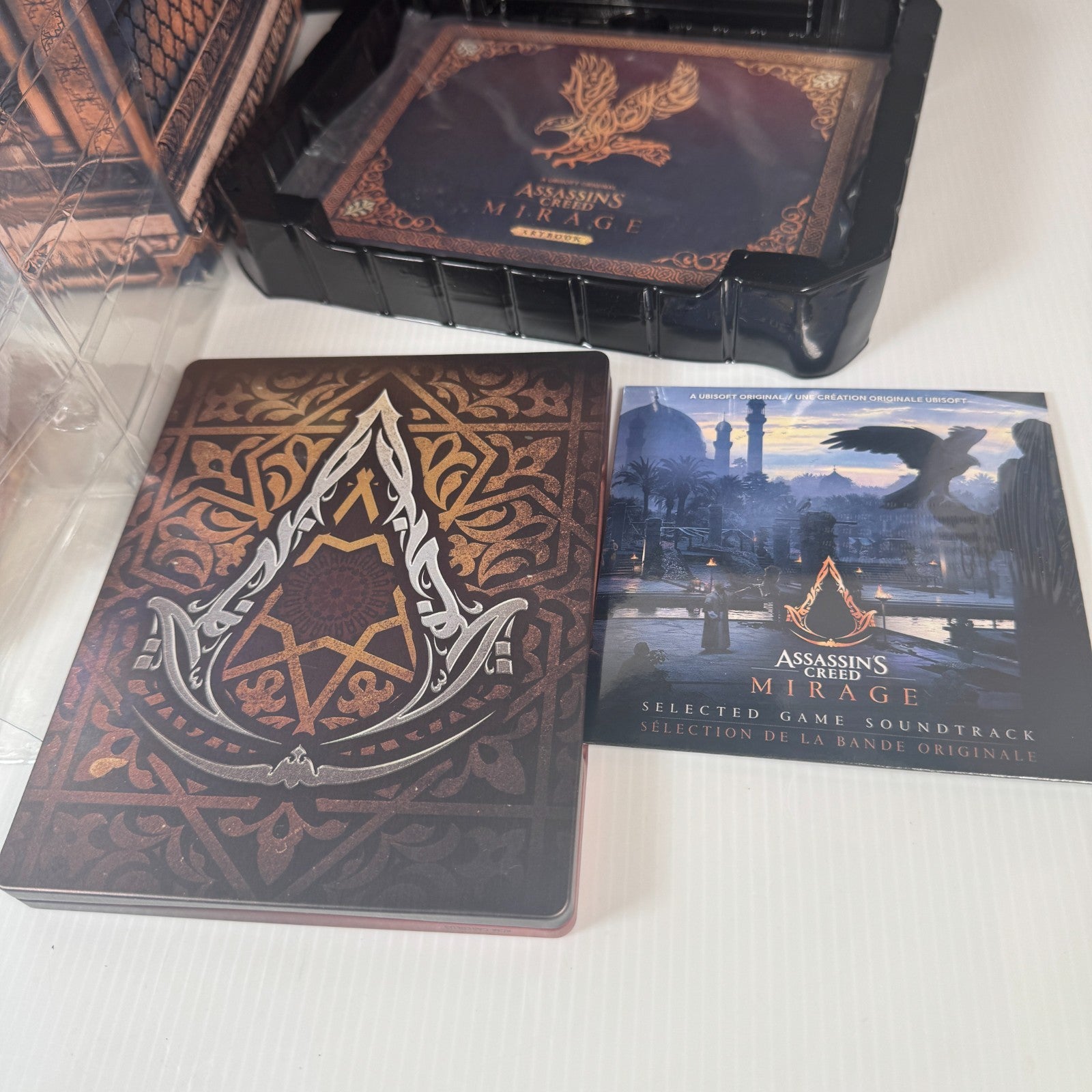 Ubisoft Assassin's Creed Mirage Collectors Statue, Steelbook & More (No Game)