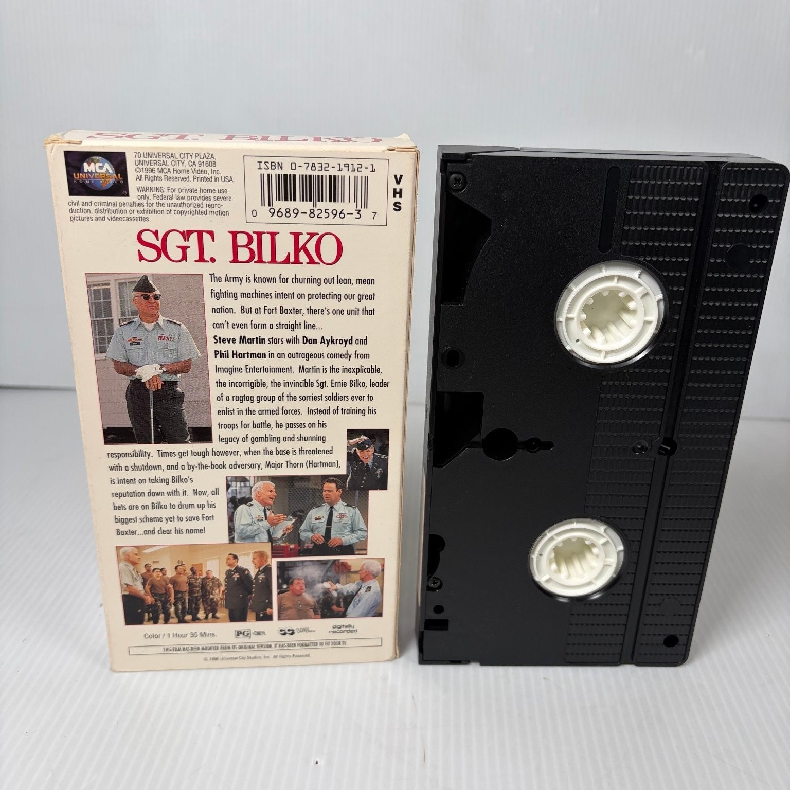 Sgt. Bilko VHS 1996 Comedy Steve Martin Dan Aykroyd MCA Universal