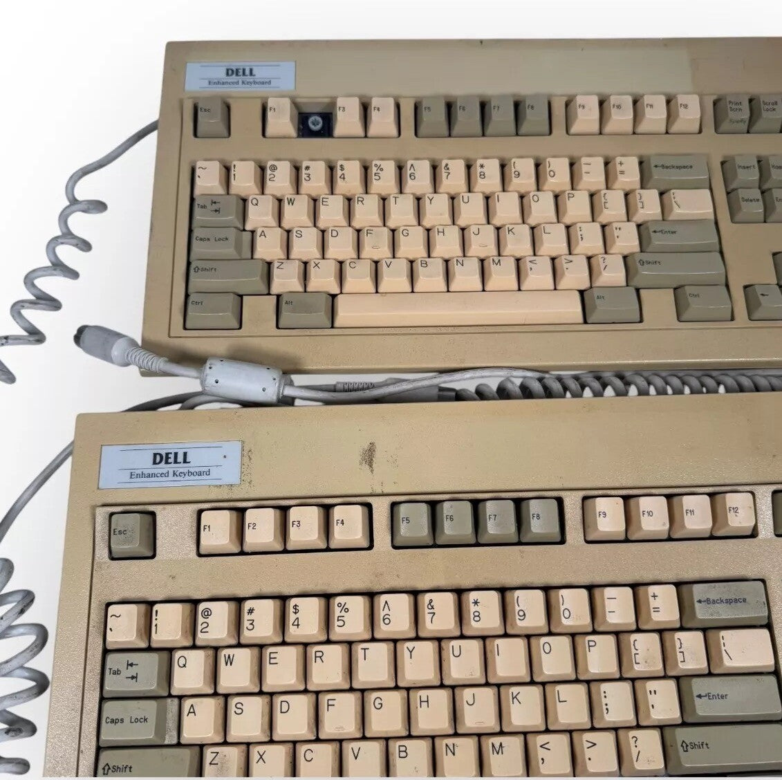 Dell Enhanced Keyboard Vintage 5 Pin E78722 Mechanical Untested As Is For Parts