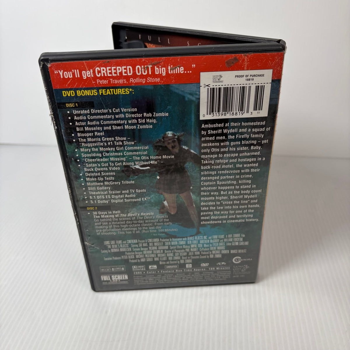 The Devil's Rejects DVD 2005 Unrated Director's Cut 2-Disc Rob Zombie Horror