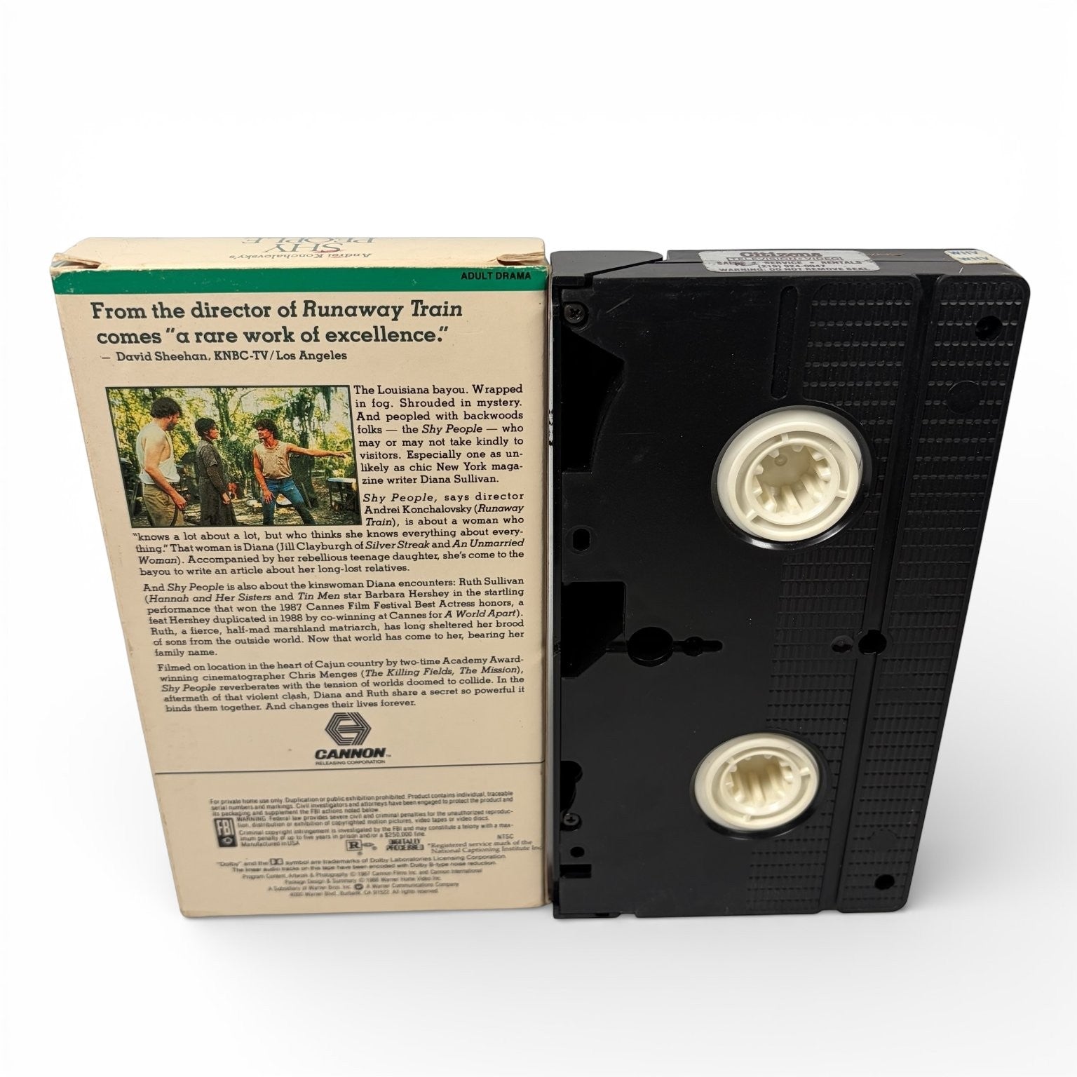 Shy People VHS 1987 Adult Drama Barbara Hershey Jill Clayburgh Warner Home Video