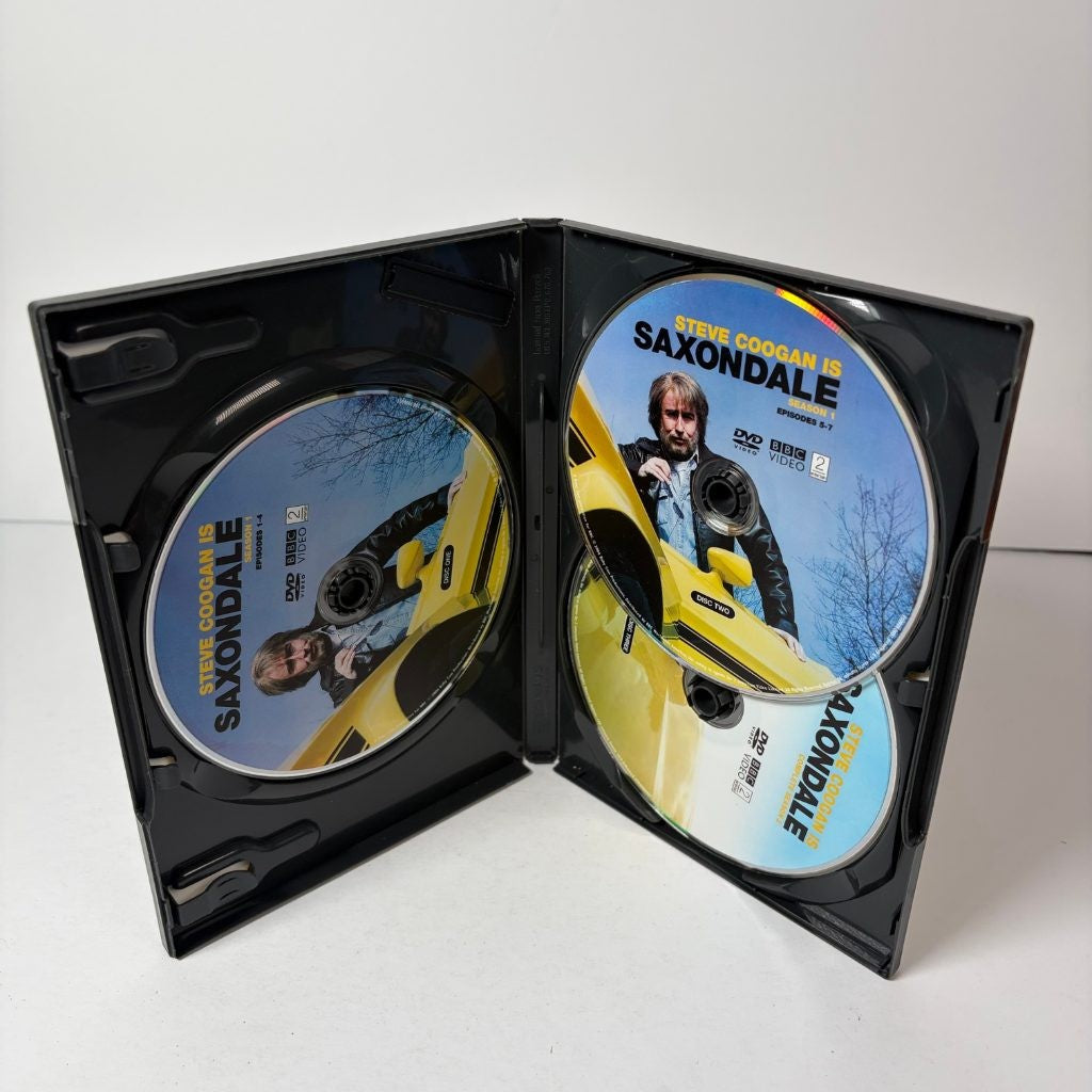 Saxondale Complete Seasons 1 & 2 DVD Steve Coogan BBC Video 3 Disc Set